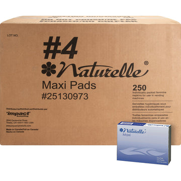 Impact Products 25130973 Maxi Pads, Naturelle, Regular, Vendor Refills, WE Rochester Midland uk supplements