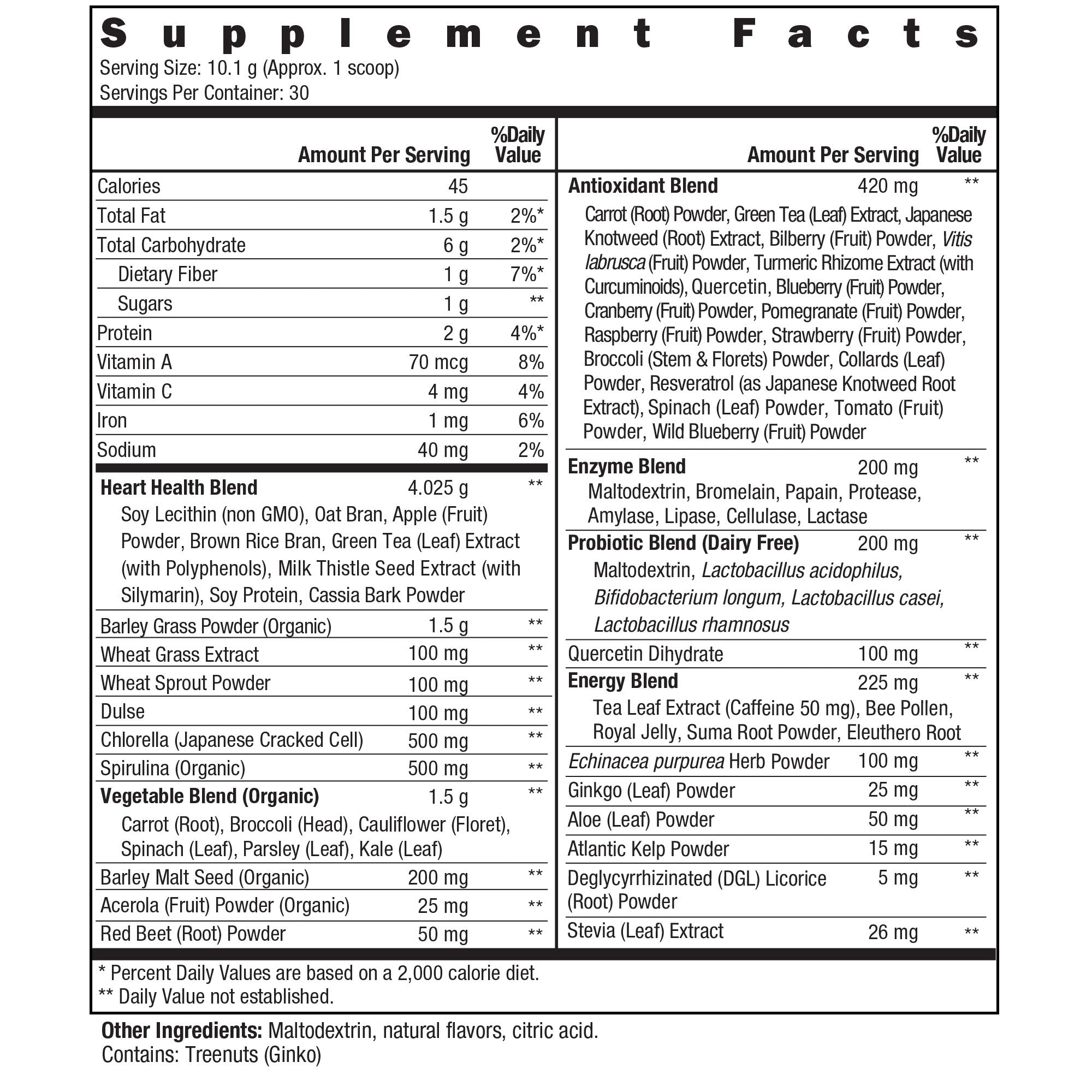 New Vitality Royal Greens Superfood Powder | Healthy Veggie Powder with Probiotics, Enzymes, Antioxidants, Wheat Grass & Greens 10.75oz (30 Day Supply) New Vitality uk supplements