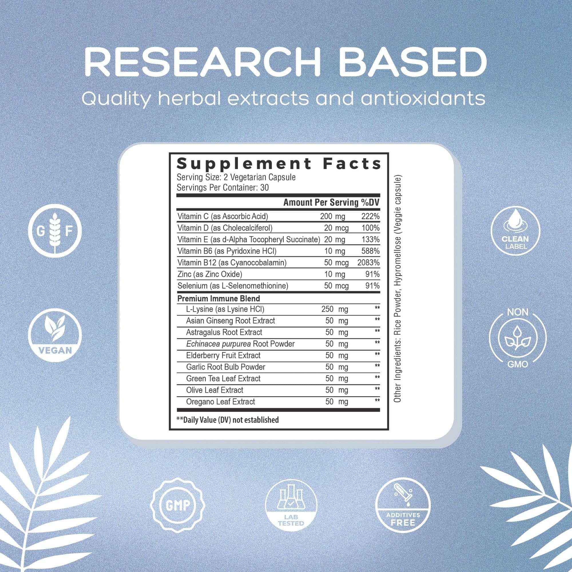 Natural Cure Labs Premium Immune Support Natural Cure Labs uk supplements