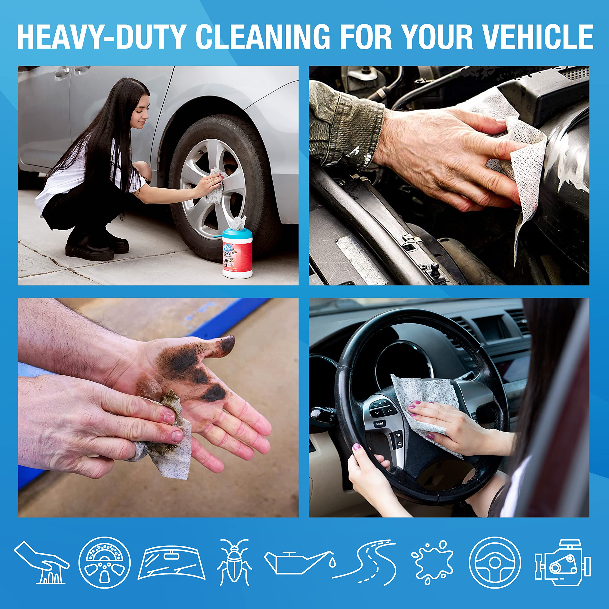 MiracleWipes for Automotive, All Purpose Cleaning Wipes for Hands, Auto Interior, Exterior MiracleWipes uk supplements
