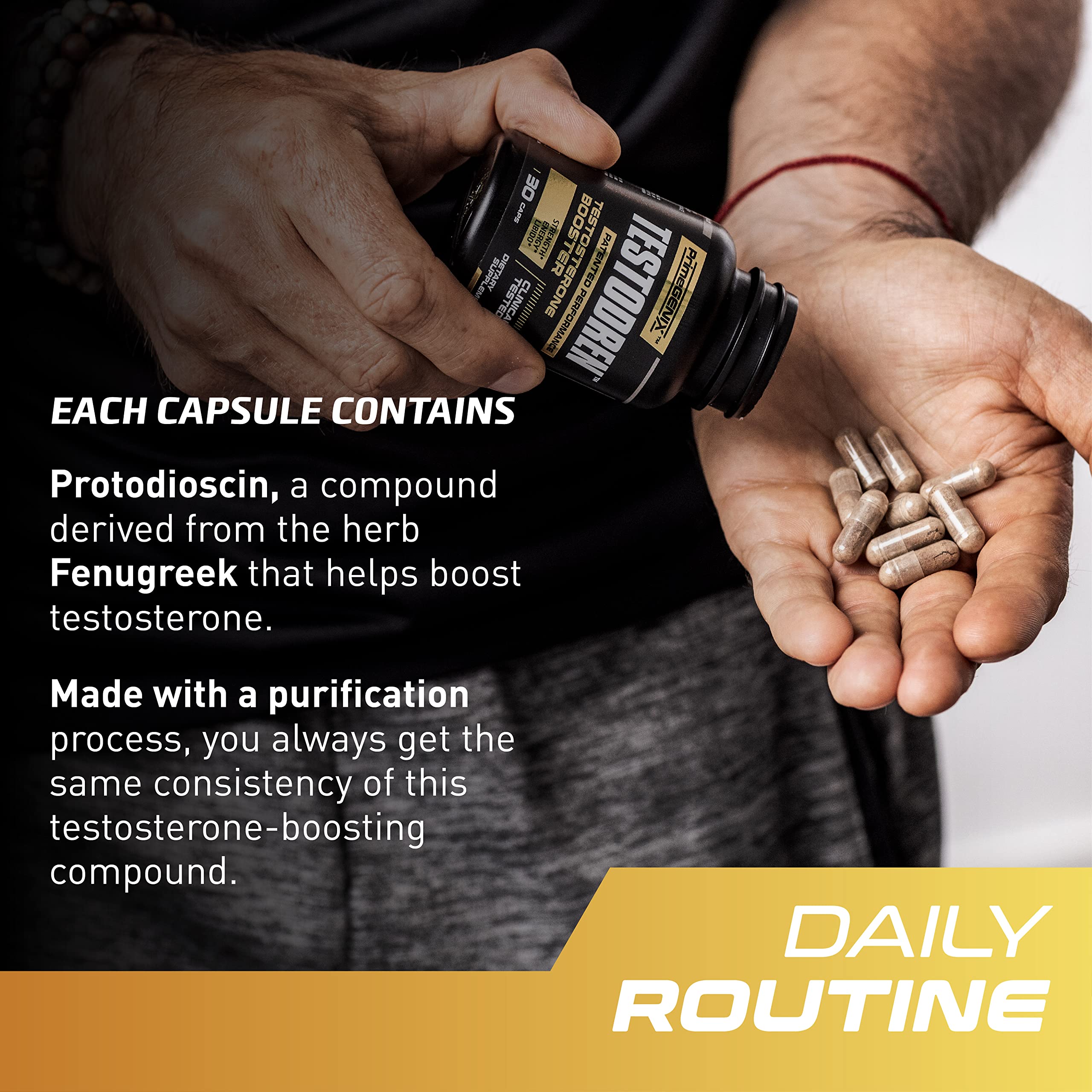 PrimeGENIX Testodren Advanced Testosterone Booster for Men | Natural Stamina, Endurance, Energy & Strength Enhancing Supplement | Lean Muscle Builder | Sports Nutrition Testosterone Booster PrimeGENIX uk supplements