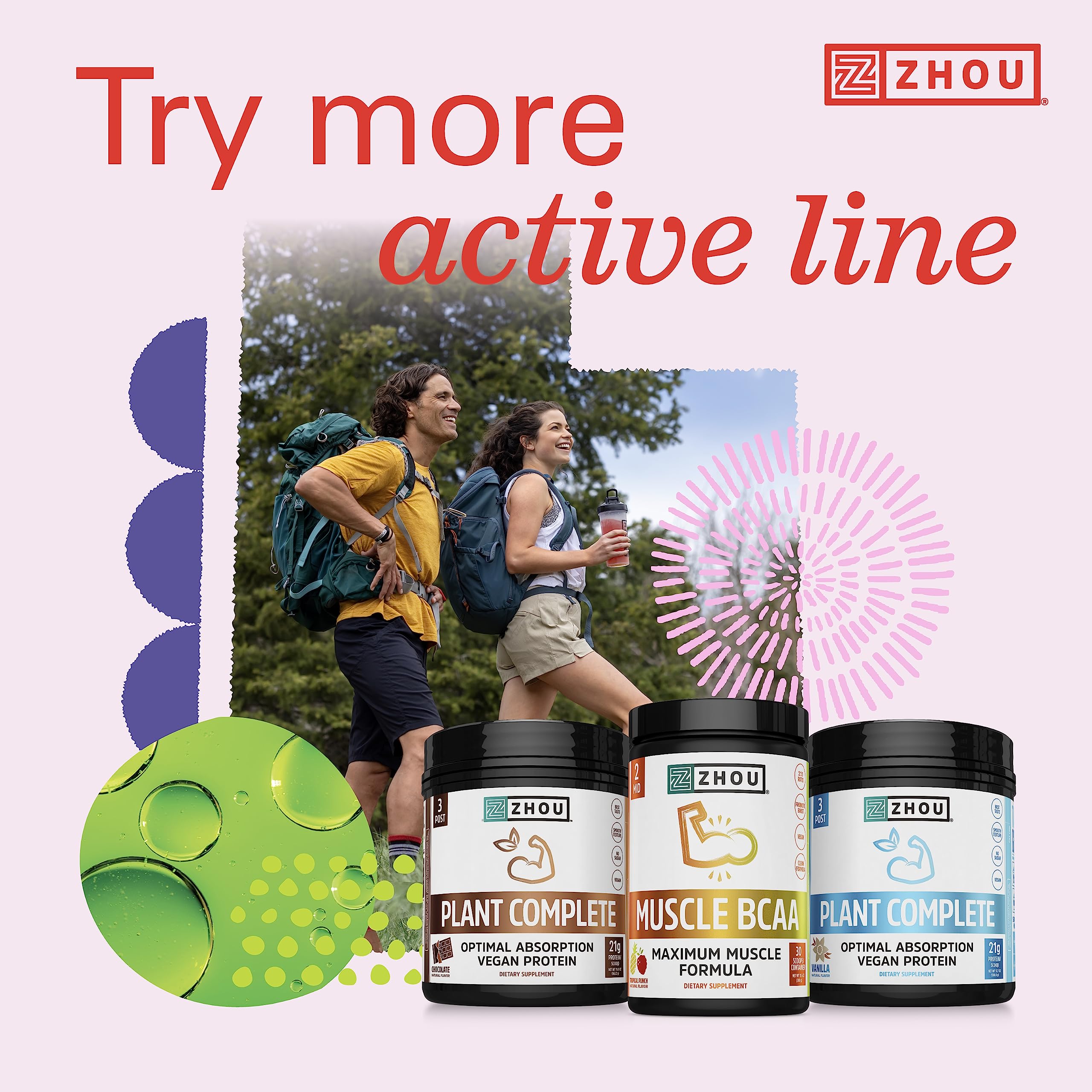 Zhou Nutrition Lite Up, Non-Stimulant Pre Workout Powder, Caffeine Free Nitric Oxide Zhou Nutrition uk supplements