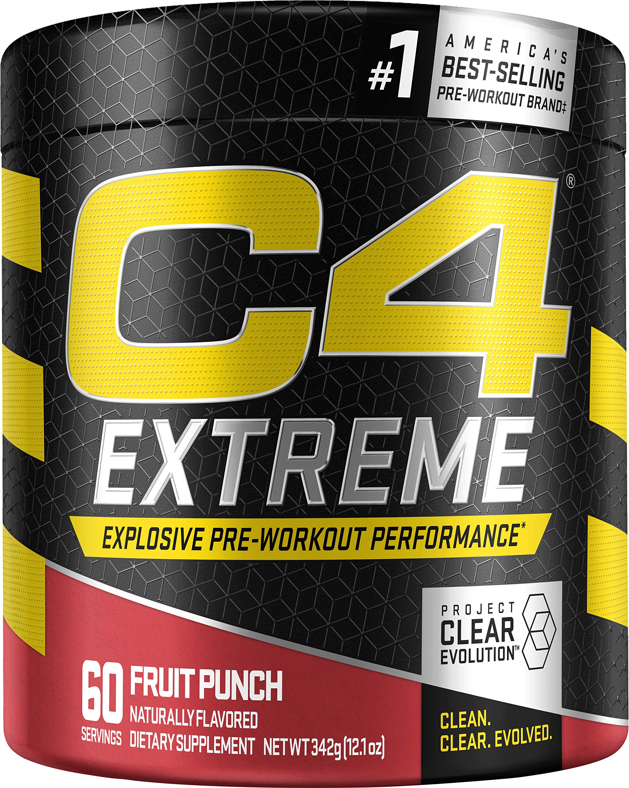 C4 Extreme Pre Workout Powder Fruit Punch | Preworkout Energy Supplement for Men Cellucor uk supplements