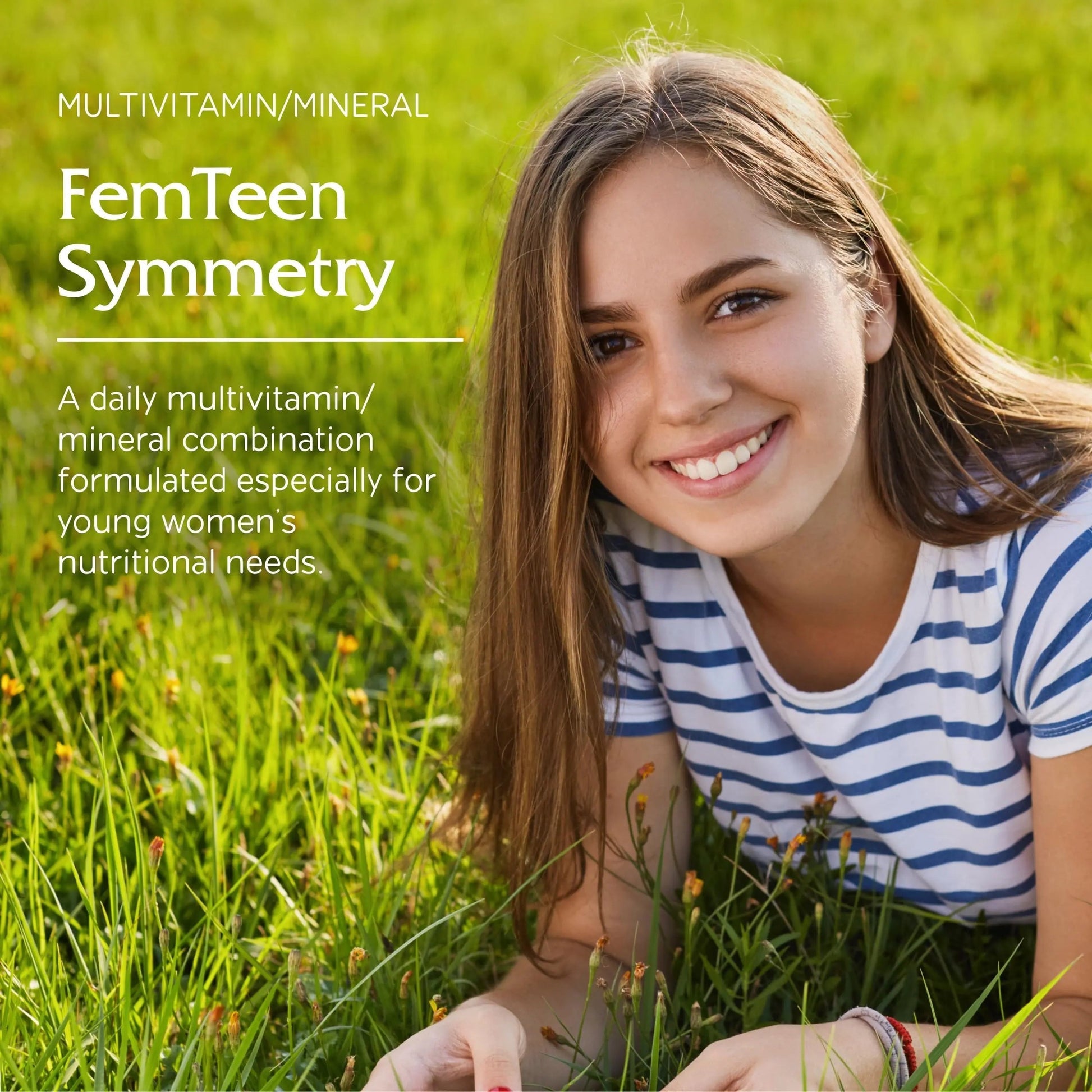 Vitanica FemTeen Symmetry, Vitamins for Teens Daily Multivitamin, Vegan, 120 Capsules Vitanica uk supplements