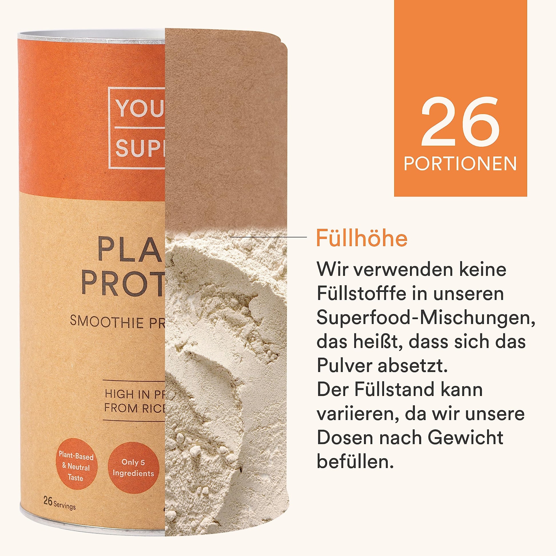 Your Super Plant Protein Organic Superfood Powder – Plant Based Protein Powder for Muscle Growth Your Super uk supplements