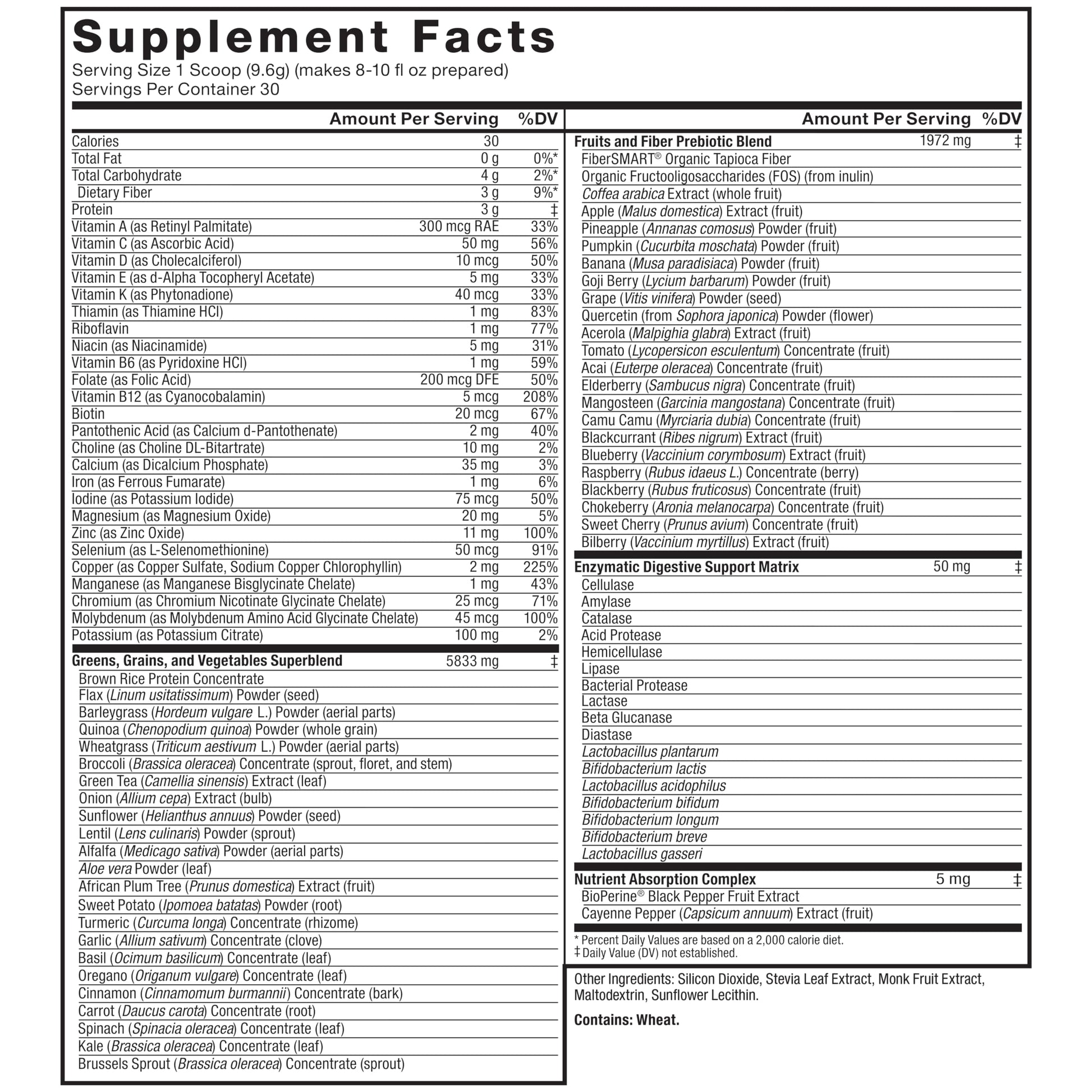 FORCE FACTOR Smarter Greens Daily Wellness Powder to Support Energy, Immunity & Digestion Force Factor uk supplements