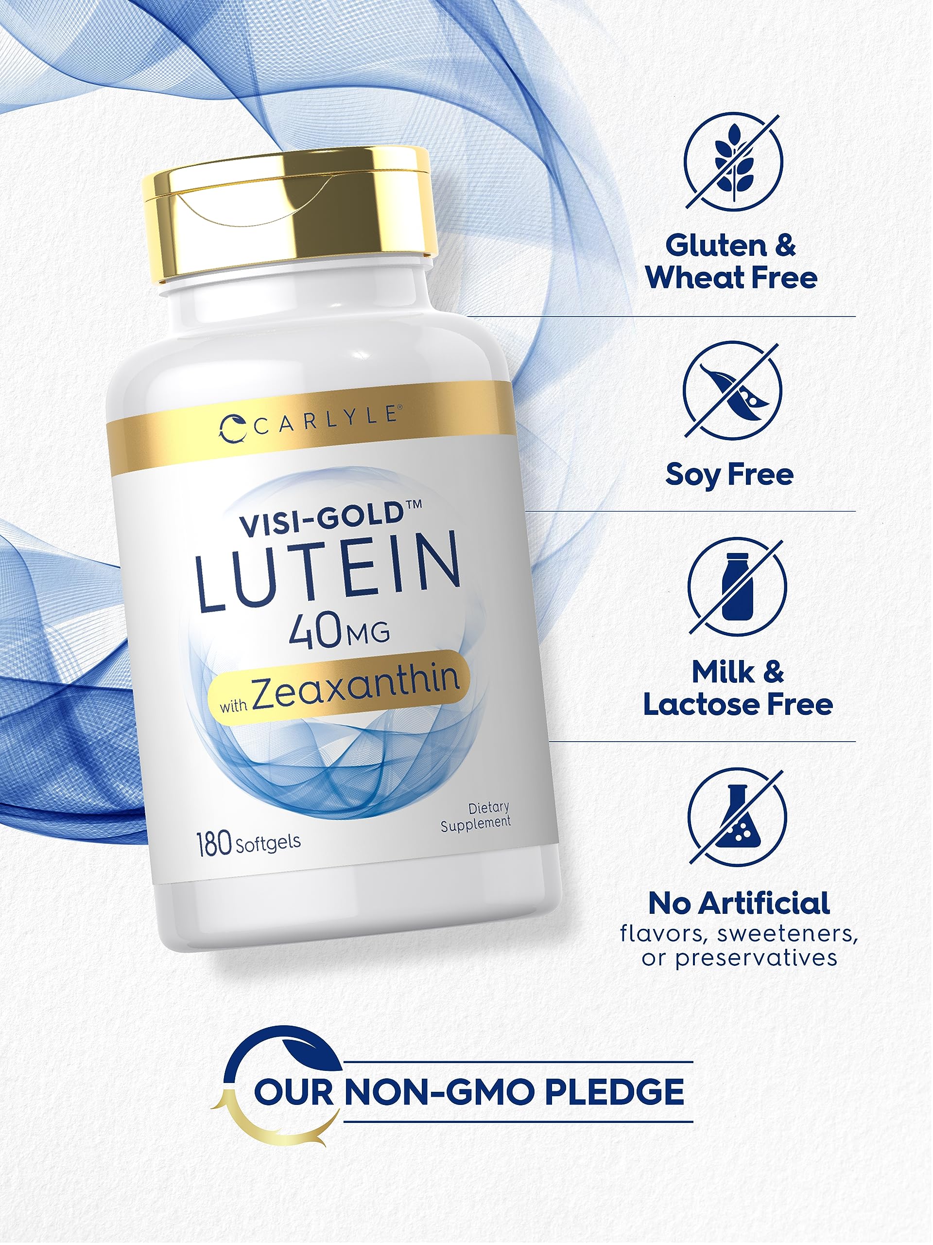 Carlyle Lutein and Zeaxanthin 40 mg | 180 Softgels | Eye Health Vitamins Carlyle uk supplements