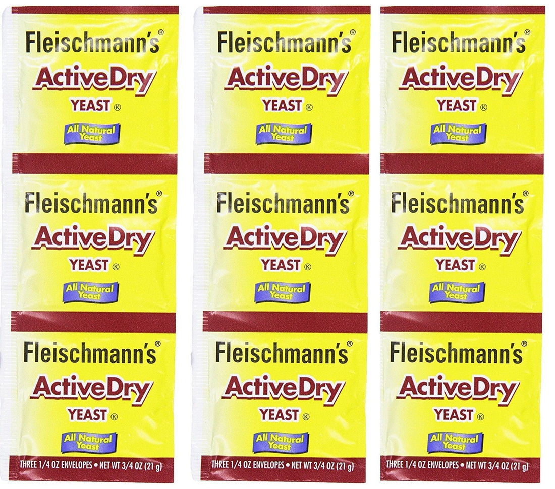 4 set Active Dry Yeast,0.25 Ounce, 9 Count Fleischmann's SALUTE uk supplements