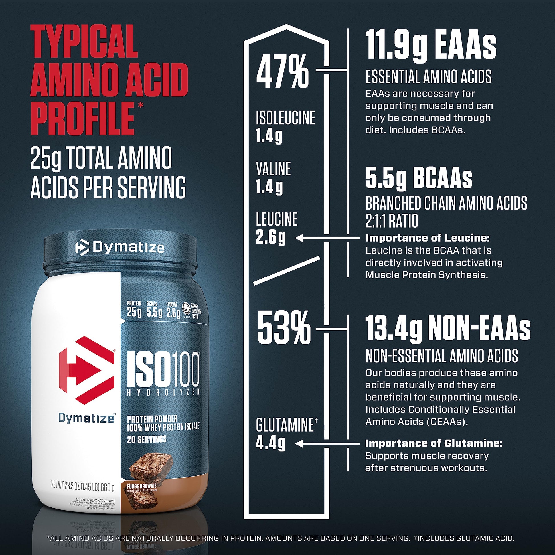 Dymatize ISO100 Hydrolyzed Protein Powder, 100% Whey Isolate Protein, 25g of Protein Dymatize uk supplements