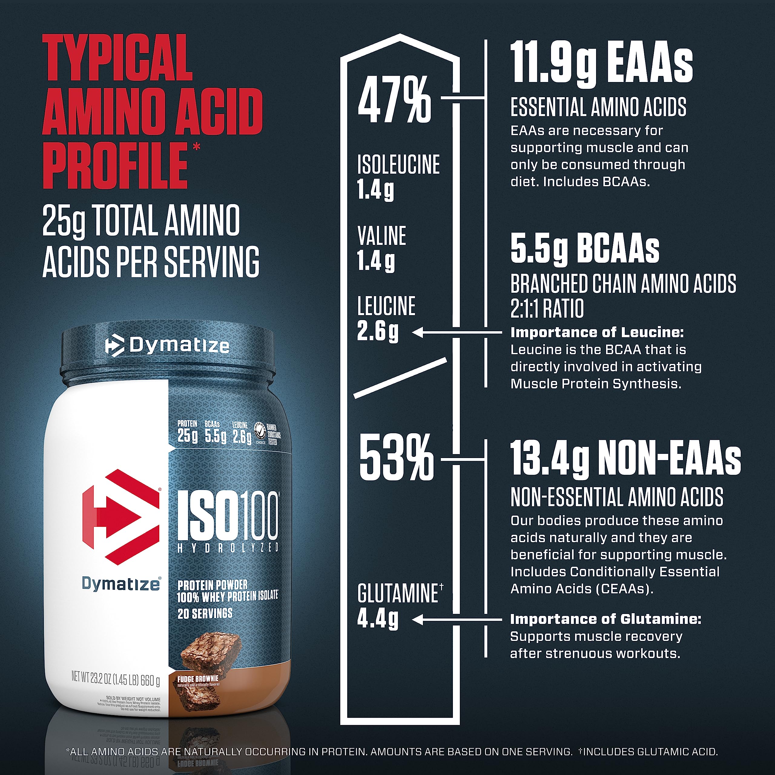 Dymatize ISO100 Hydrolyzed Protein Powder, 100% Whey Isolate Protein, 25g of Protein Dymatize uk supplements