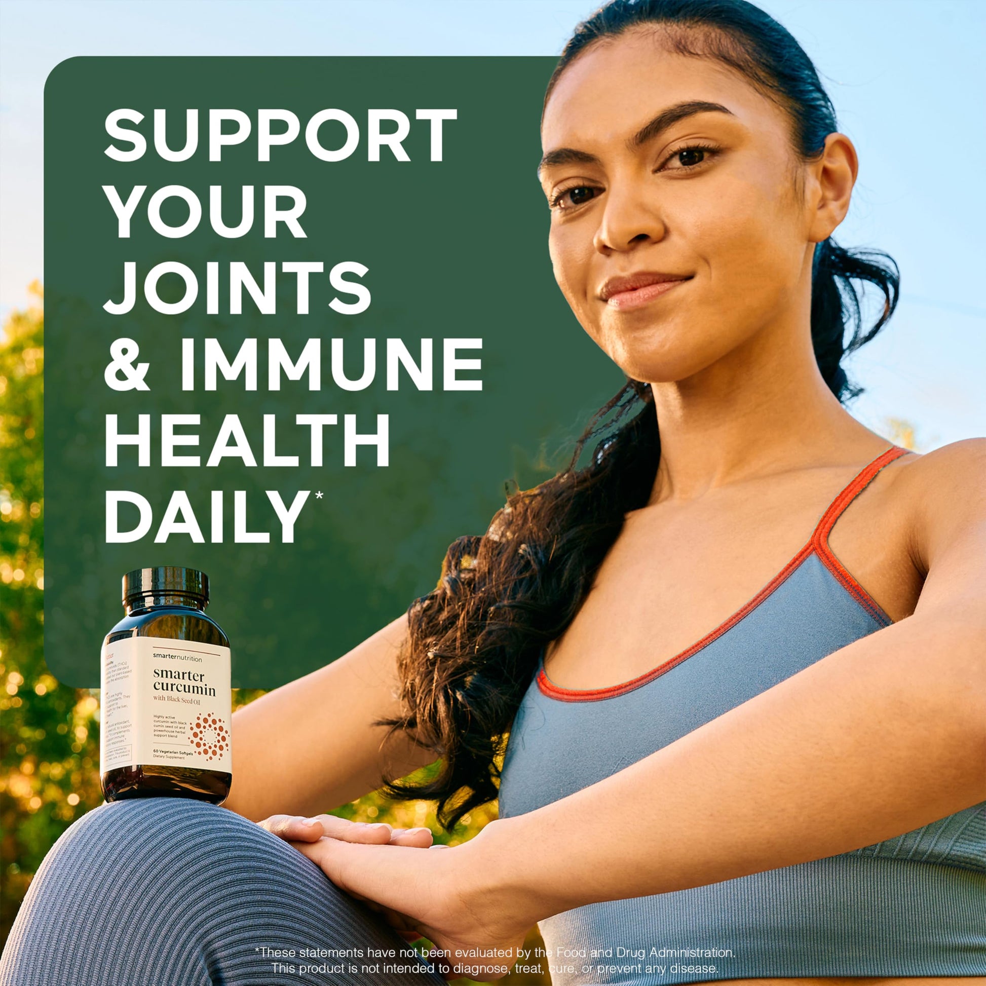 SMARTERNUTRITION Curcumin Softgels - Vegan High Absorption 400 mg Turmeric Supplement + Black Seed Oil & Ginger - 95% Tetrahydrocurcuminoids Non-GMO, USA Manufactured - 60 Ct[30 Servings] SMARTERNUTRITION uk supplements