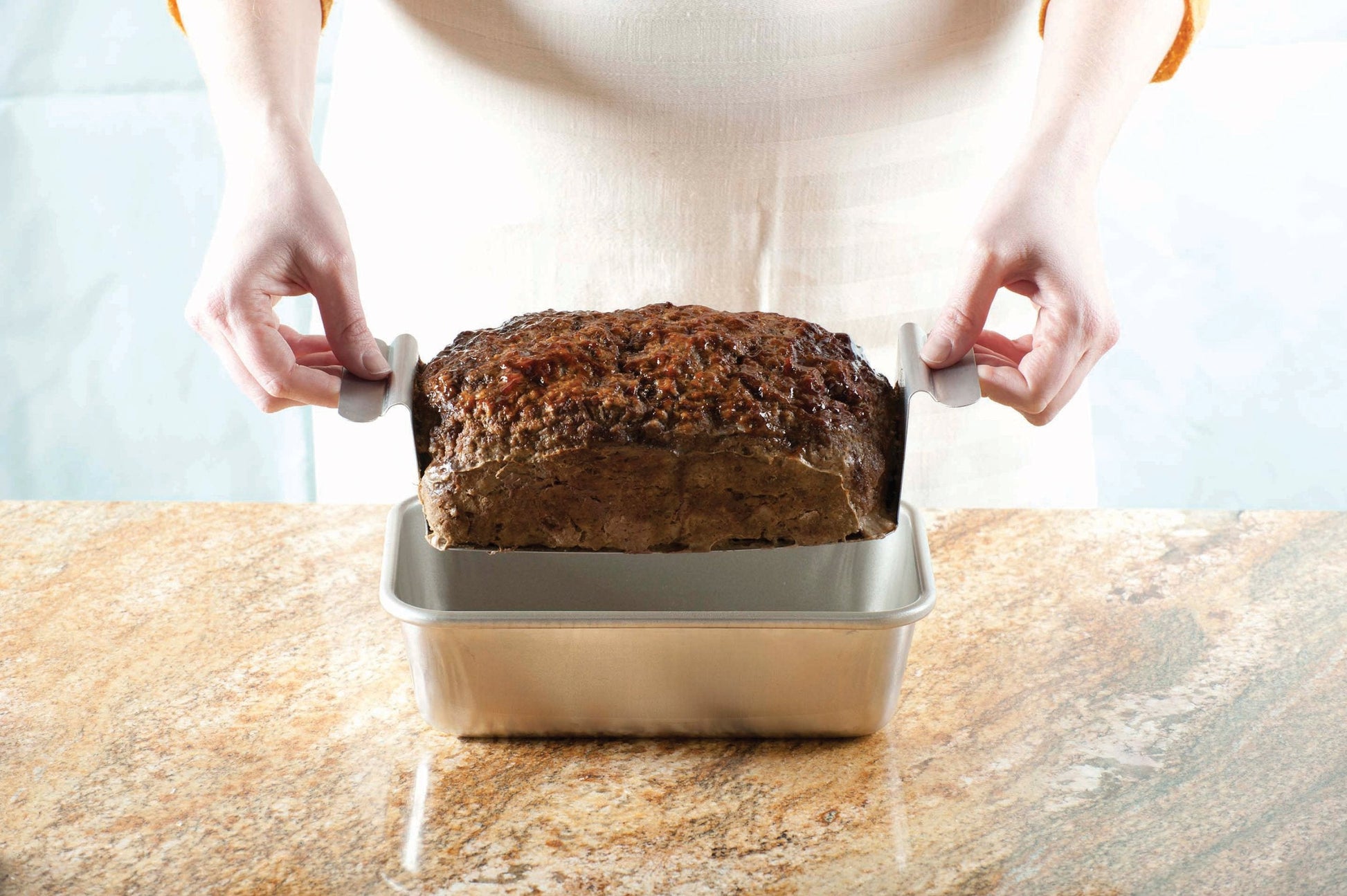 Nordic Ware Naturals Meat Loaf Pan with Lifting Trivet Nordic Ware uk supplements