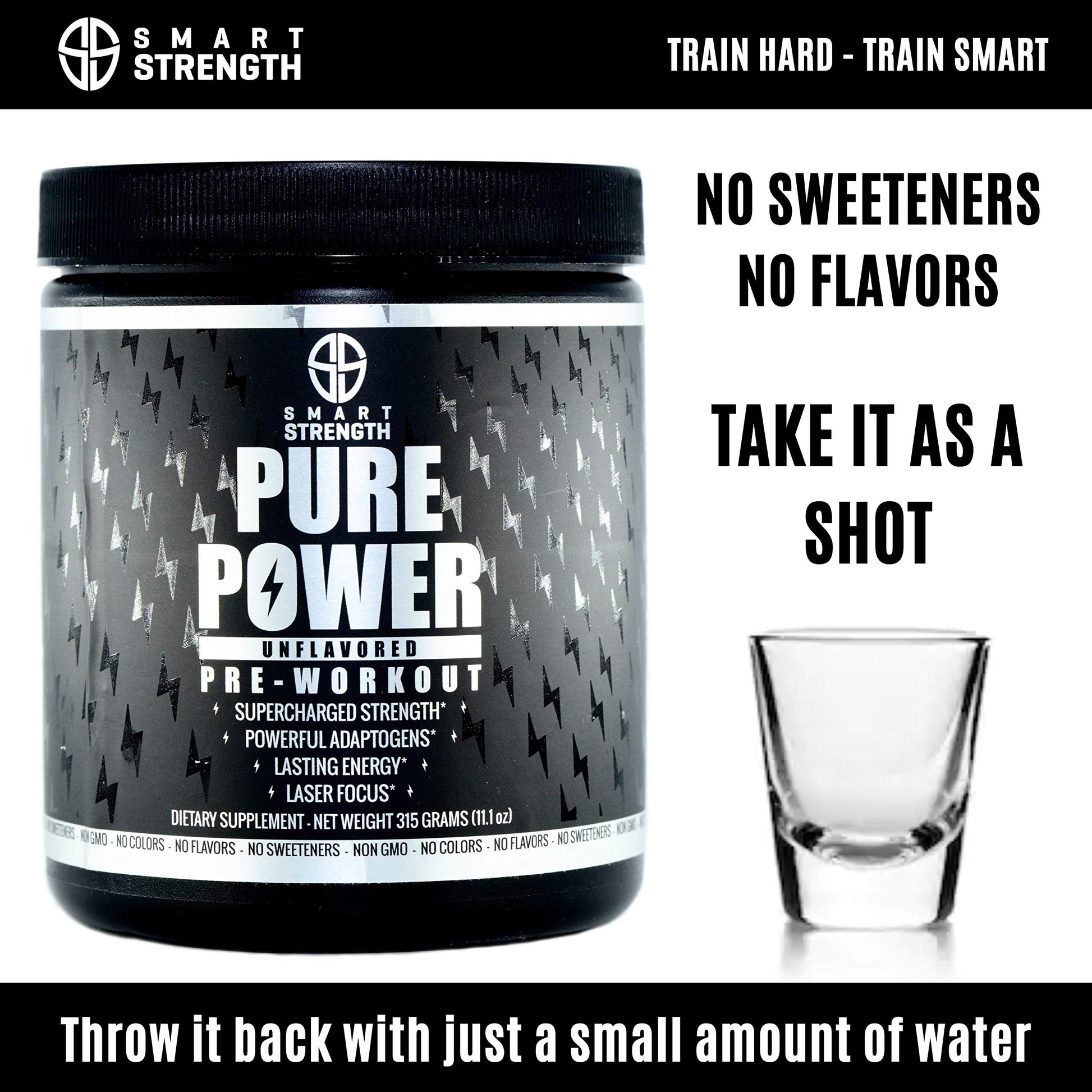 Pre Workout, Best All Natural PreWorkout Supplement. Pure Power, Healthy Pump, Clean SMART STRENGTH uk supplements