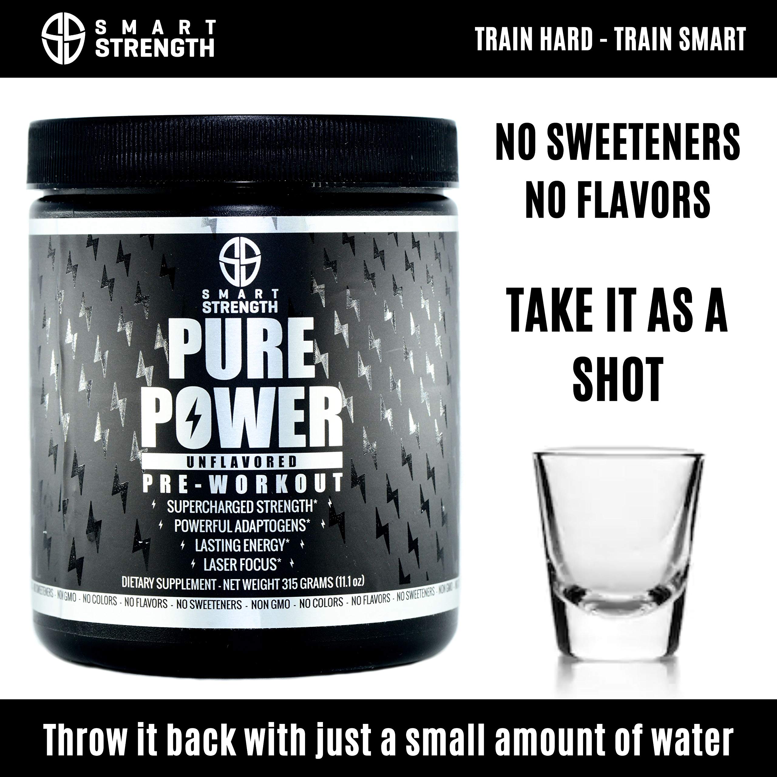 Pre Workout, Best All Natural PreWorkout Supplement. Pure Power, Healthy Pump, Clean SMART STRENGTH uk supplements