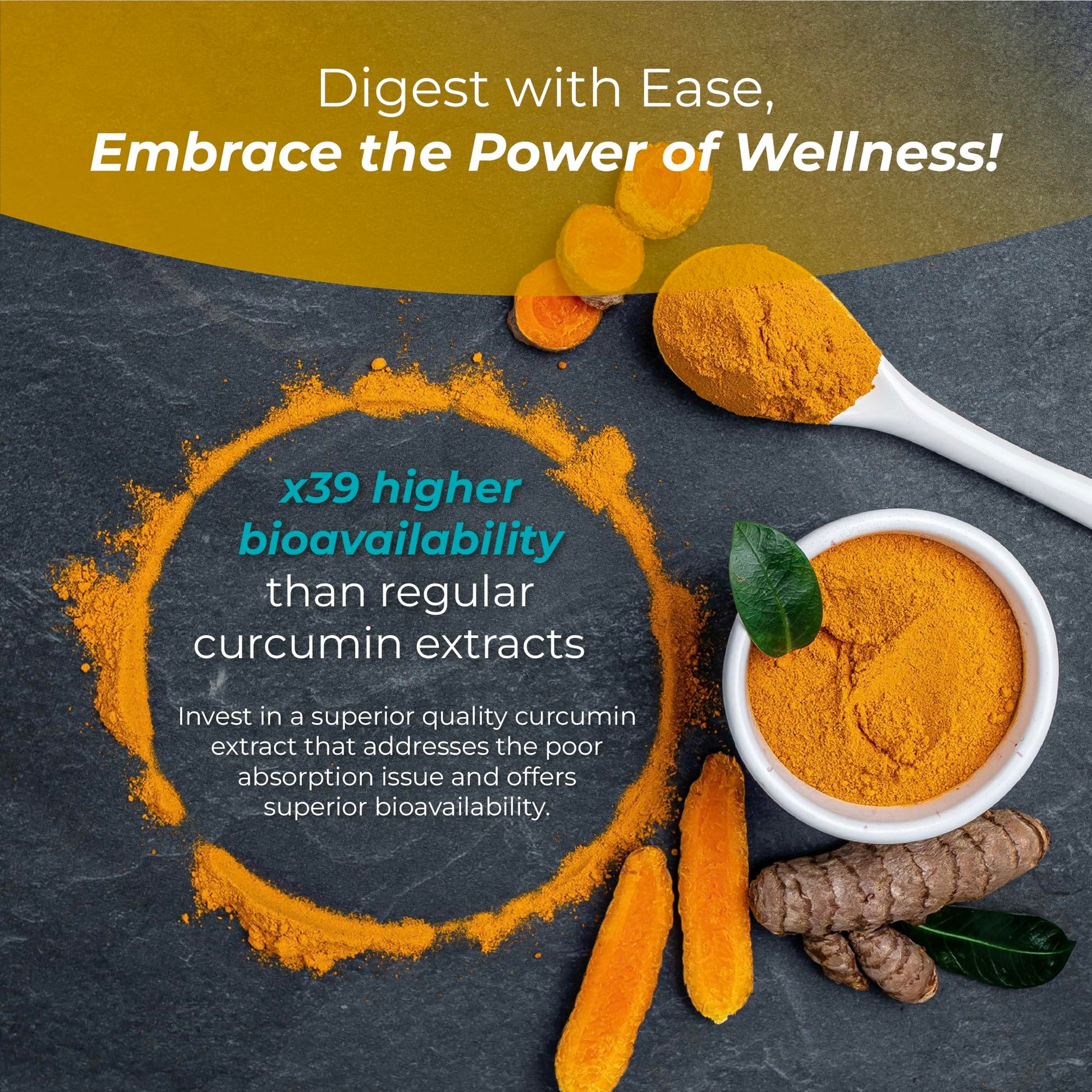 PUREHEALTH RESEARCH Curcumin Extract - High Absorption Turmeric Supplement for Robust Immune Support - Joint Support for Overworked Joints and Muscles - Powered by Curcugen x39 Bioavailable - 1 Bottle PUREHEALTH RESEARCH uk supplements