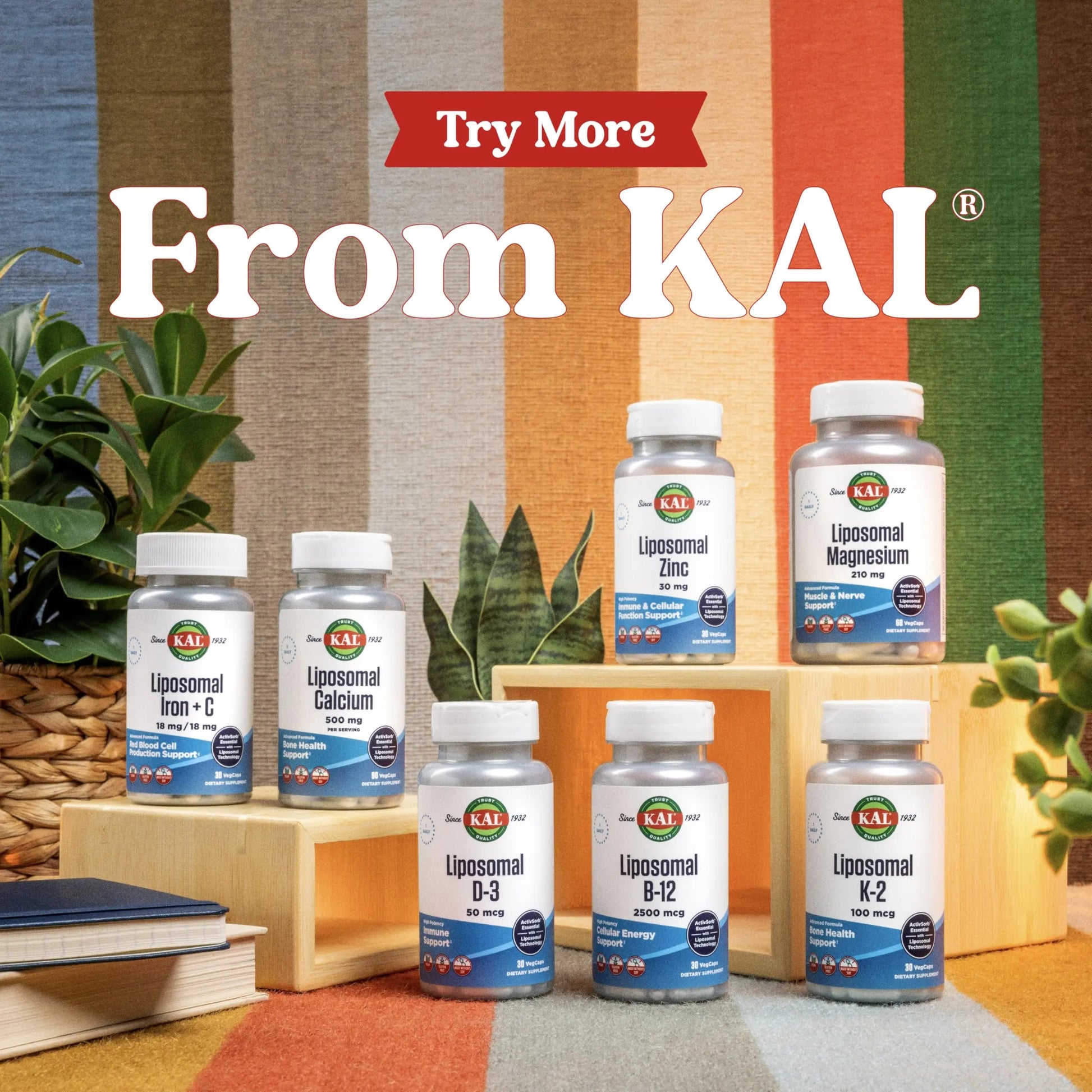 KAL Liposomal Multivitamin - High Potency Liposomal Vitamin C, D-3, and More - Men and Women Multivitamin KAL uk supplements