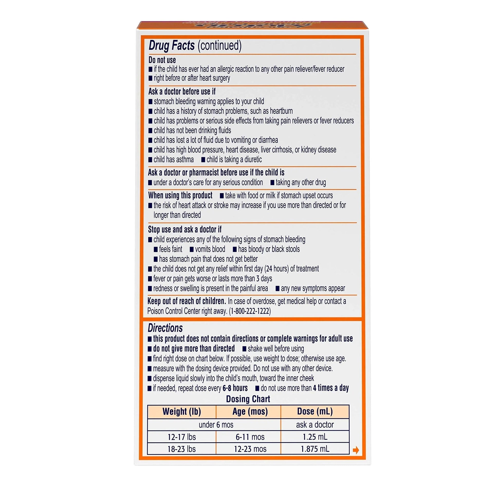 Concentrated Motrin Aspirin, 0.5 Fluid Ounce Motrin uk supplements