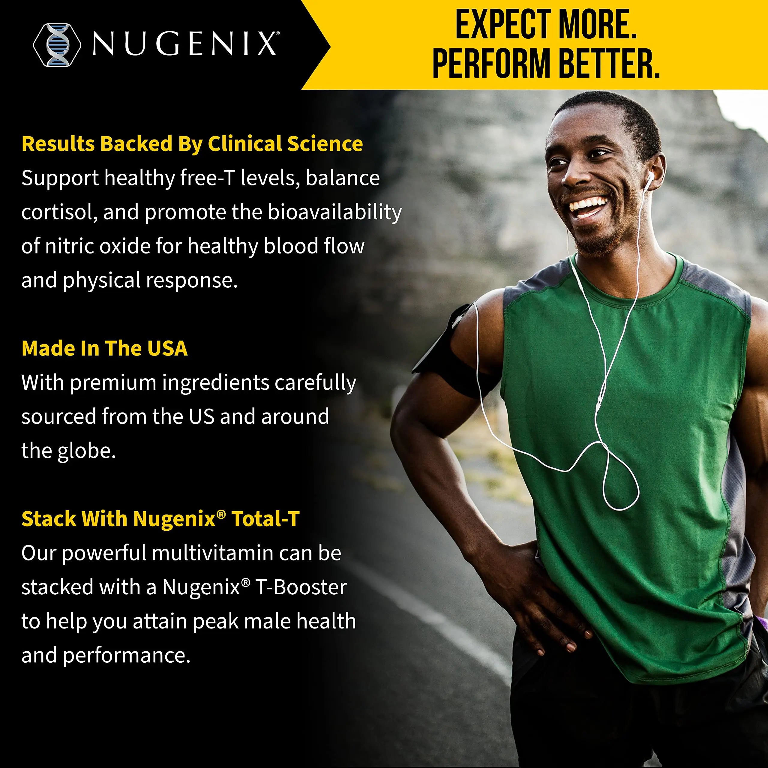 Nugenix Multivitamin for Men, Multivitamin and Support - 19 Vitamins and Minerals, Supports Free , Balance Cortisol, Promotes Nitric Oxide Production Nugenix uk supplements