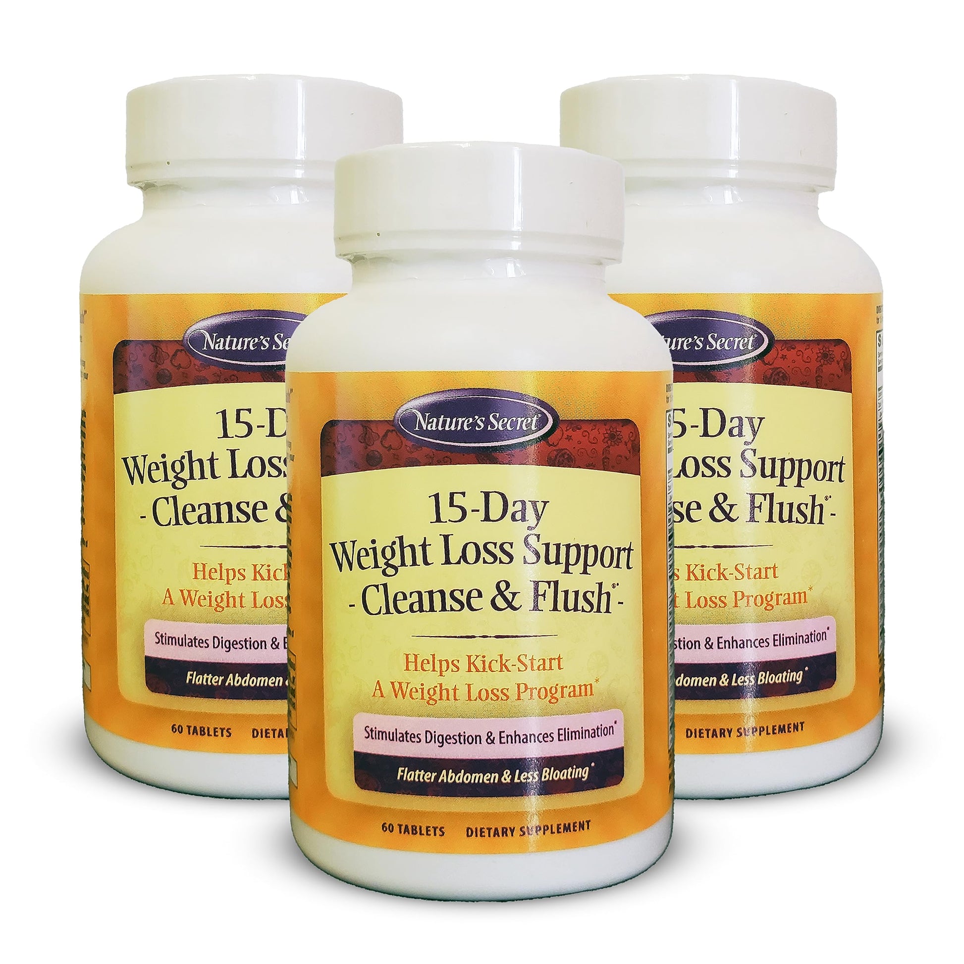 Nature's Secret 15-Day Weight Loss Support Cleanse & Flush (Pack of 3) Nature's Secret uk supplements