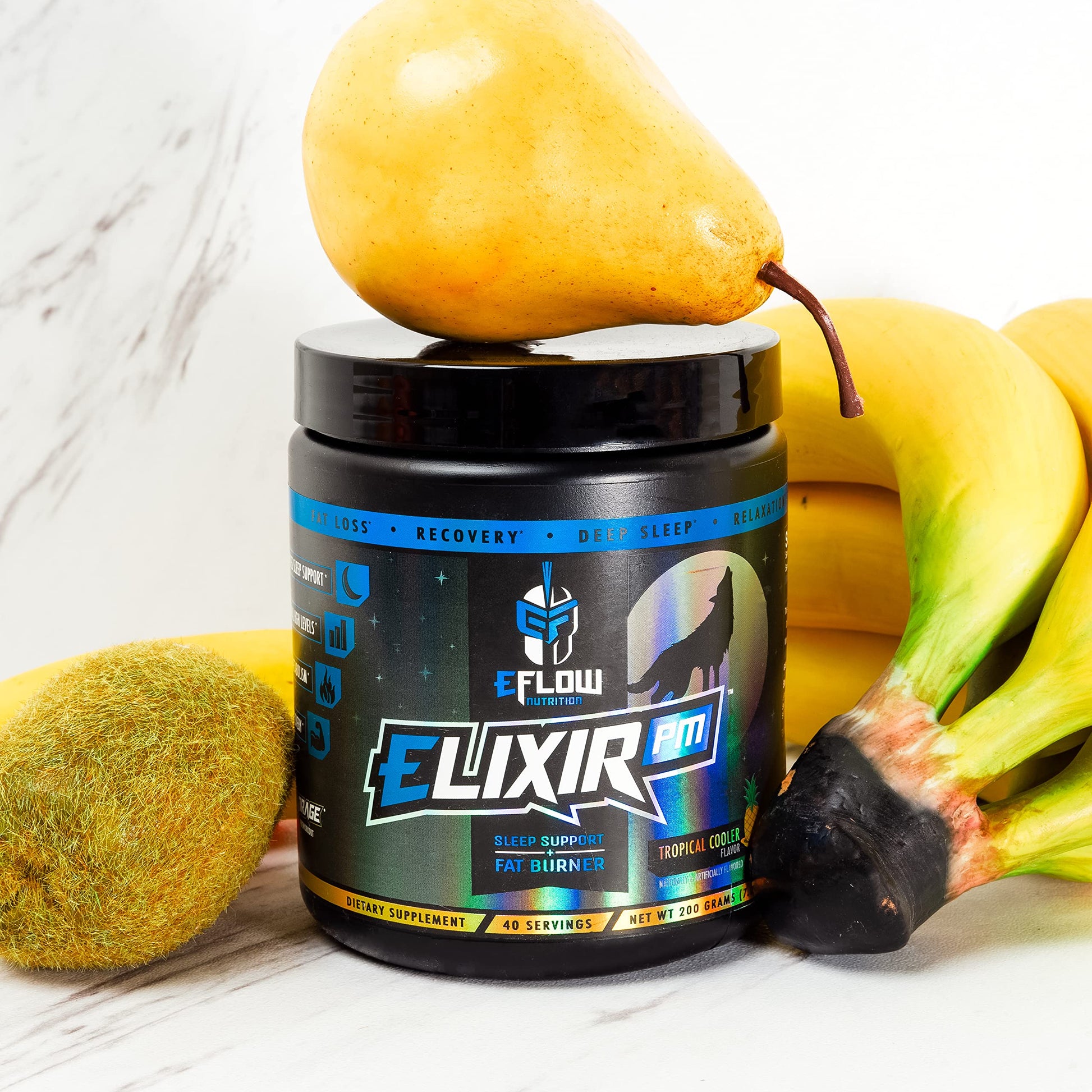 eFlow Nutrition Elixir PM - Night time Fat Burner and Natural Sleep Support - GABA, l-carnitine eFlow Nutrition uk supplements