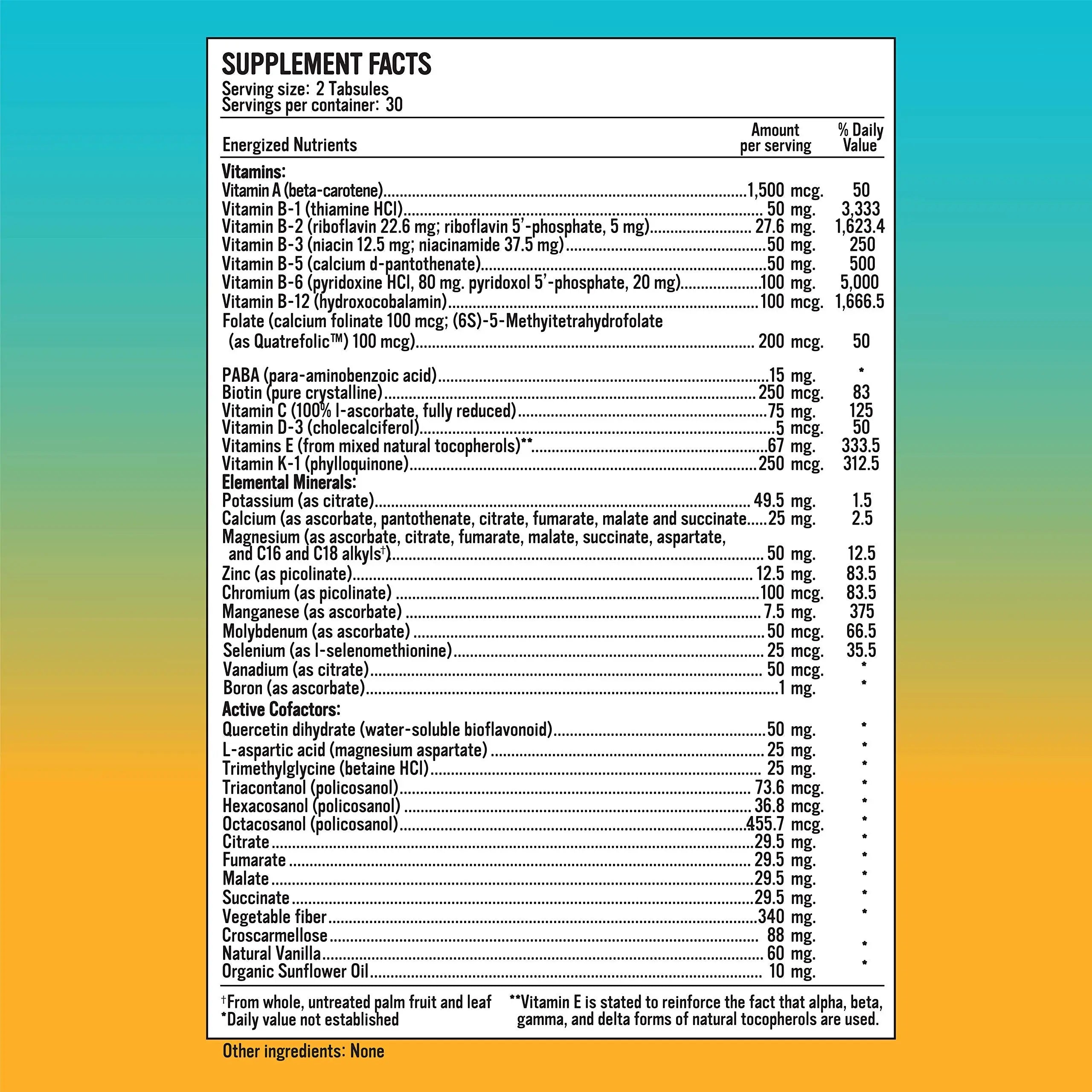 Energized Multi - Potent Multivitamin with 40 Fully Bioavailable Nutrients B Complex Vitamins, Vitamin D, Vitamin C, Vitamin K, Zinc, Quercetin Alkaline for Life uk supplements