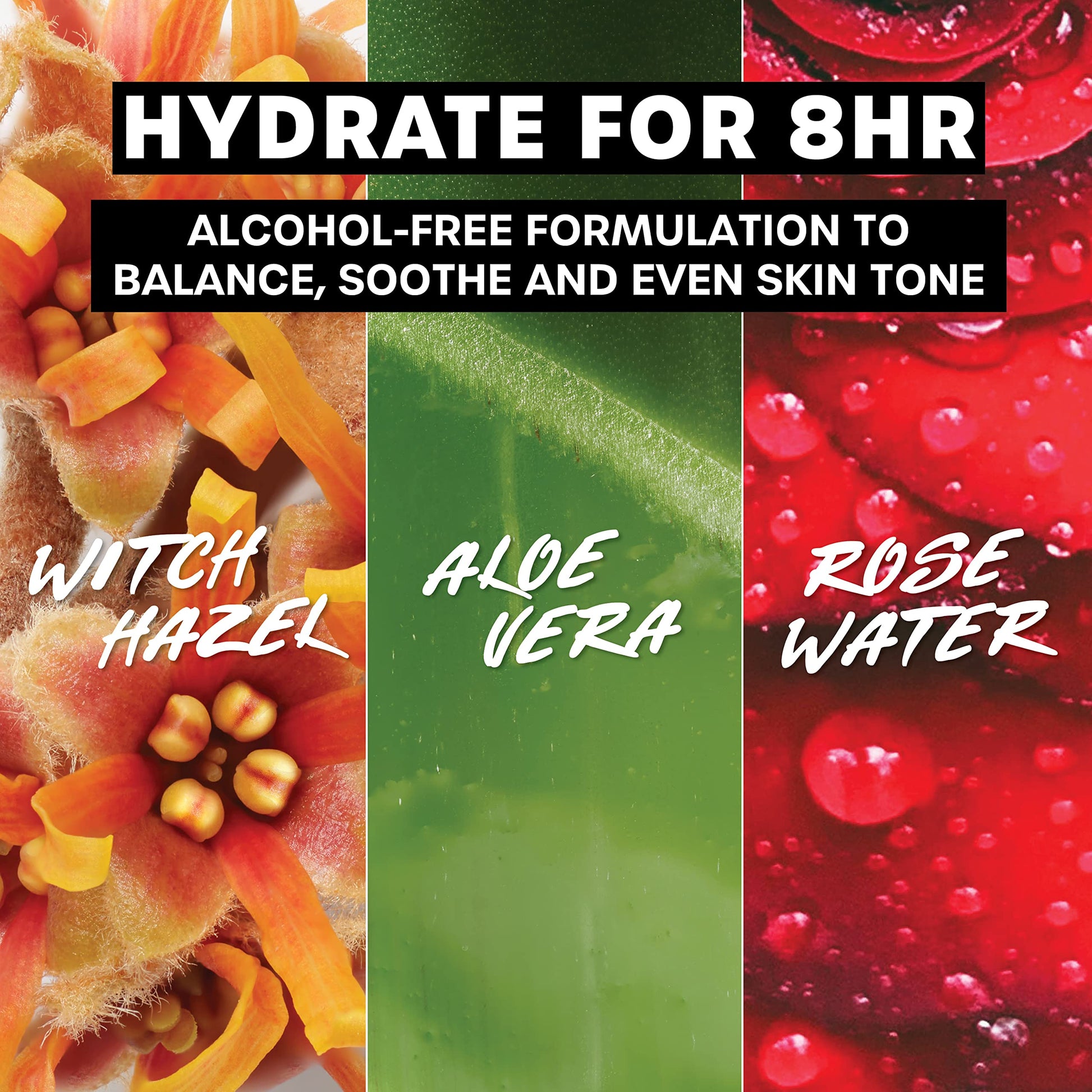 Thayers Alcohol-Free, Hydrating Rose Petal Witch Hazel Facial Toner 12 oz + 3oz THAYERS uk supplements