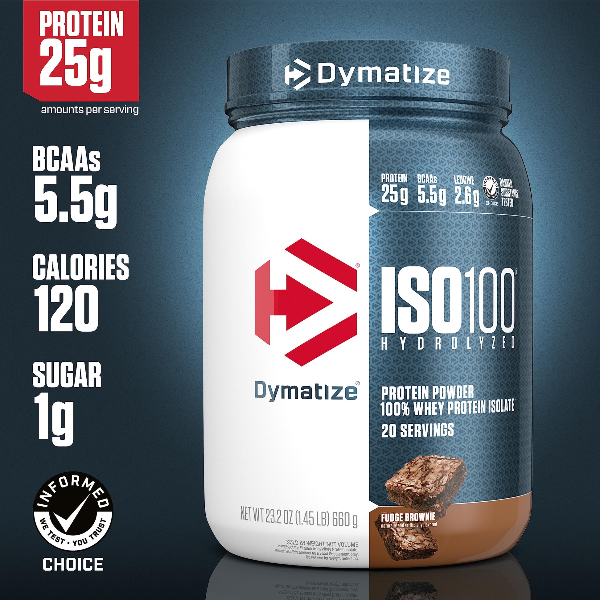Dymatize ISO100 Hydrolyzed Protein Powder, 100% Whey Isolate Protein, 25g of Protein Dymatize uk supplements