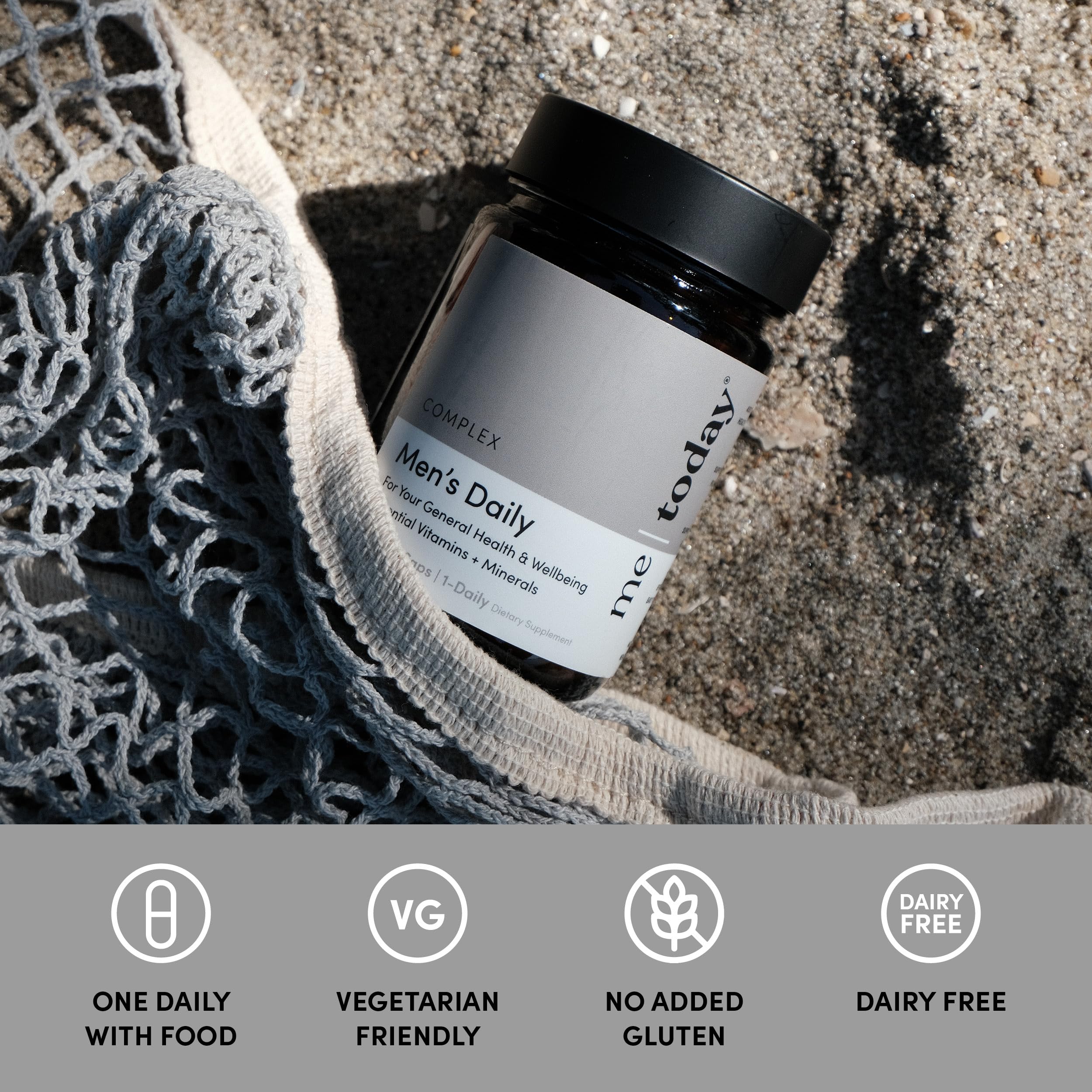 me today Multivitamin for Men, Mineral Supplements with 27 Vitamins, Minerals and Herbs, Including D, C, A, B, Biotin and Zinc, Vegetarian | General Health Supplements | 60 Capsules me today uk supplements