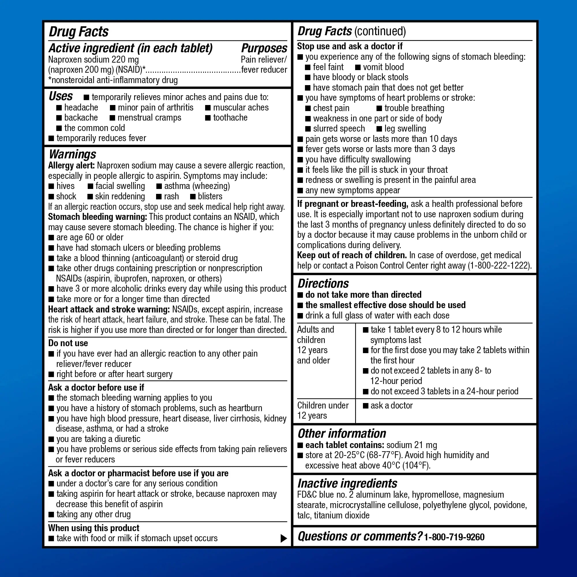 Amazon Basic Care Naproxen Sodium Tablets 220 mg, Pain Reliever, Fever Reducer, Headache Relief, Backache, Menstrual Cramps, Arthritis, Muscular Aches, NSAID, 90 Count Amazon Basic Care uk supplements