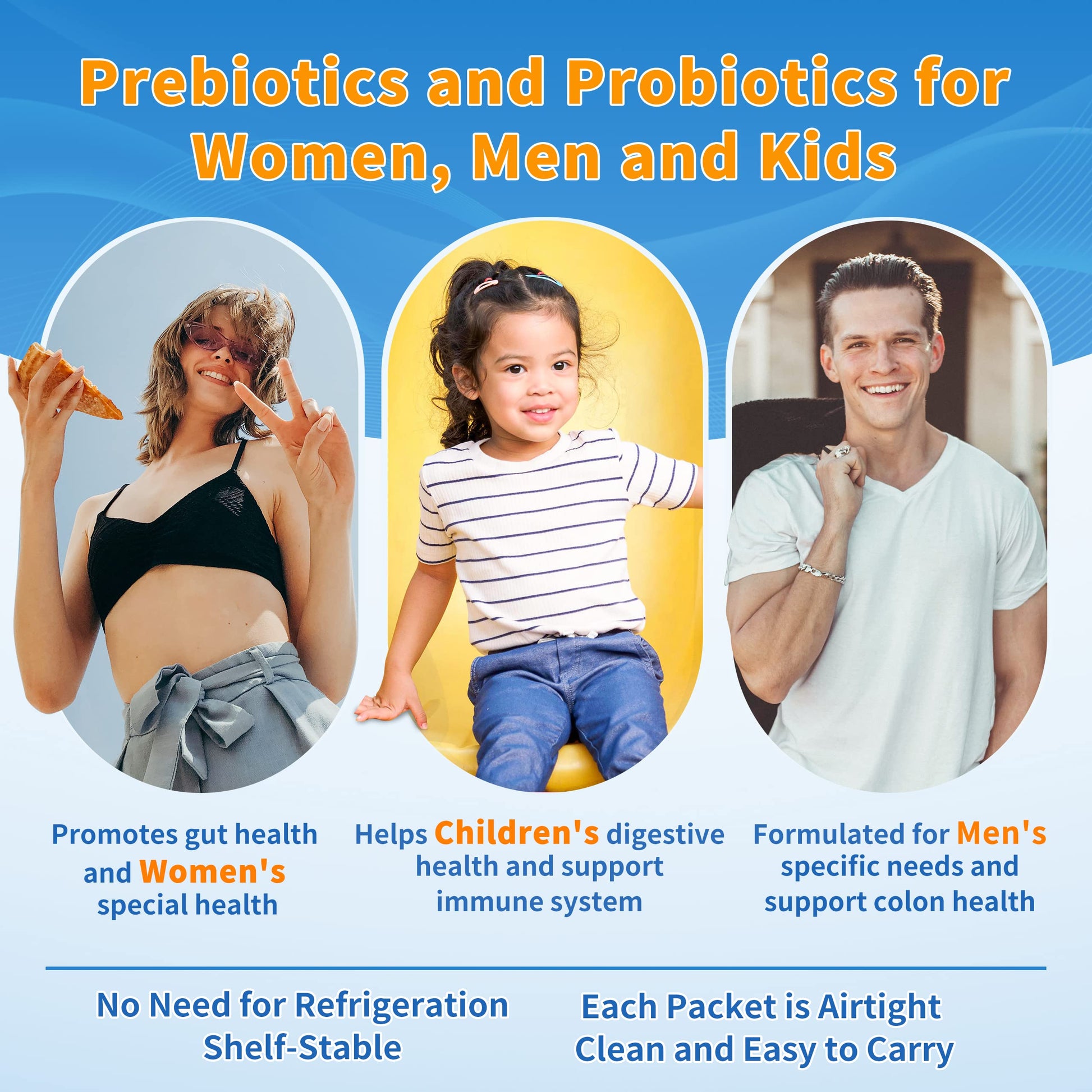 ZEBORA Probiotics for Women, Men and Kids, Prebiotics and Probiotics Powder ZEBORA uk supplements