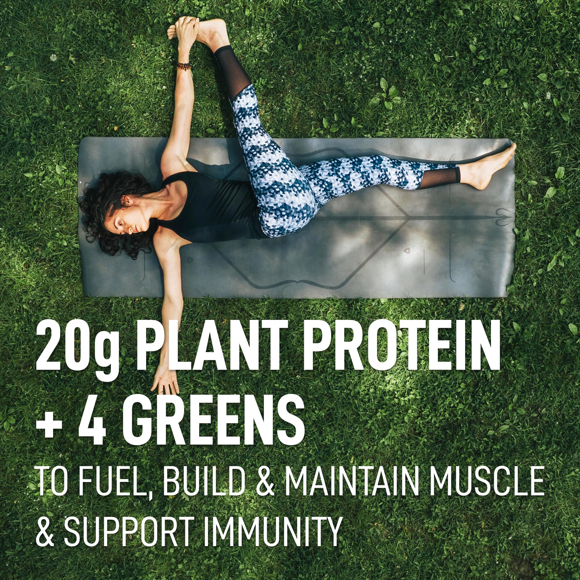 LeanFit Plant-Based Protein & Greens, Natural Berry, 20g Protein, 19 Servings, 1.25 Pound LeanFit uk supplements