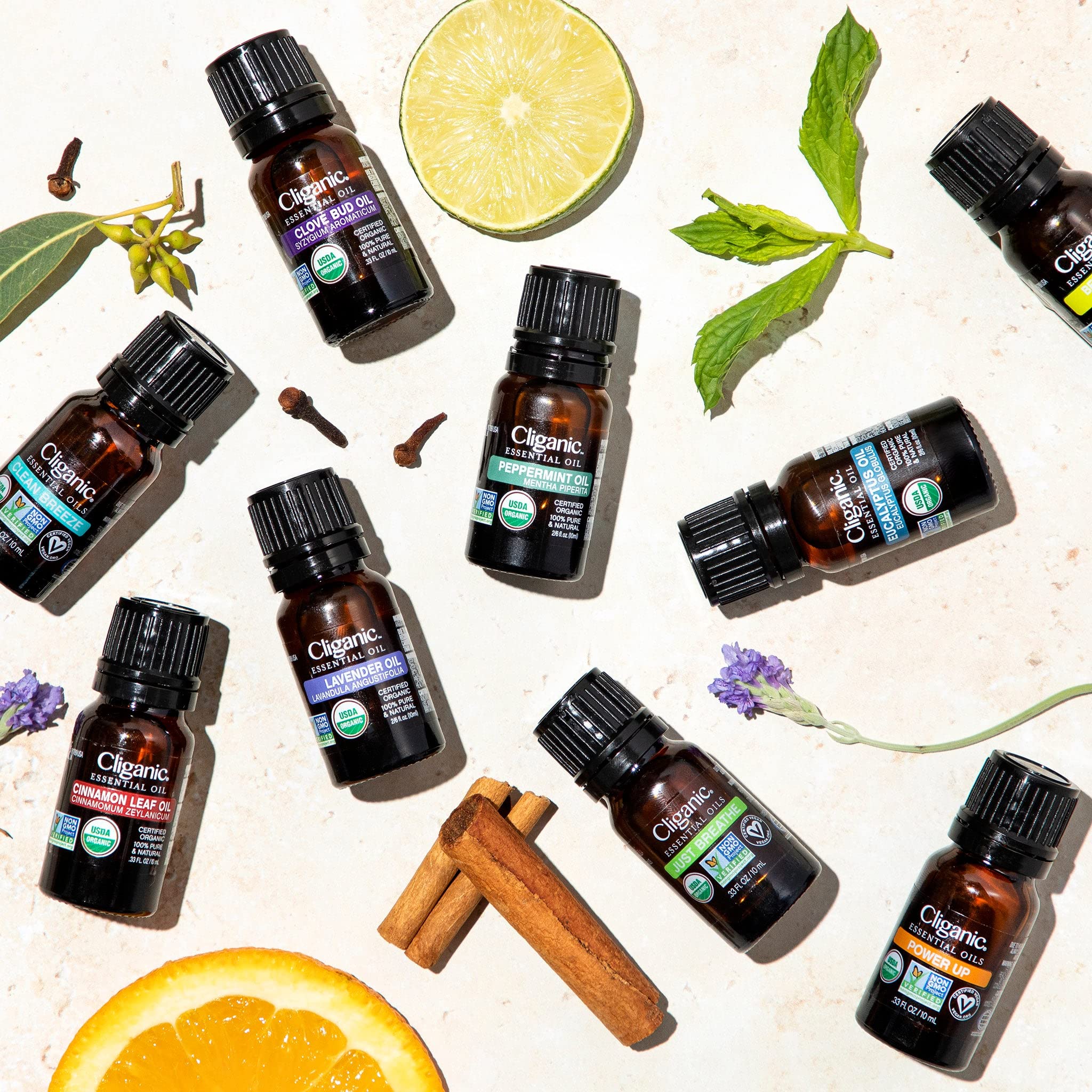 Cliganic Organic Peppermint Essential Oil - 100% Pure Natural for Aromatherapy Diffuser Cliganic uk supplements