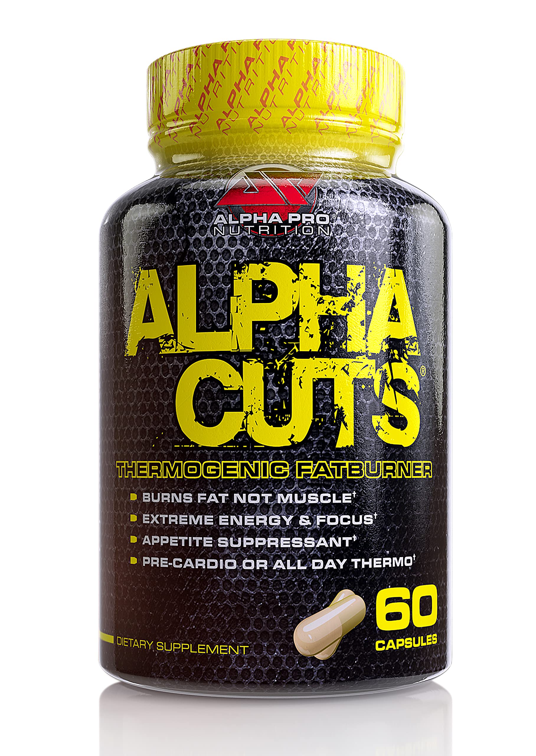 ALPHA CUTS Capsules Fat Burner Thermogenic Men Women Pre Cardio Workout Weight Loss ALPHA CUTS uk supplements