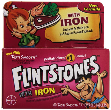 Flintstones Multi Vitamins With Iron, 60 ct Flintstones Vitamins uk supplements