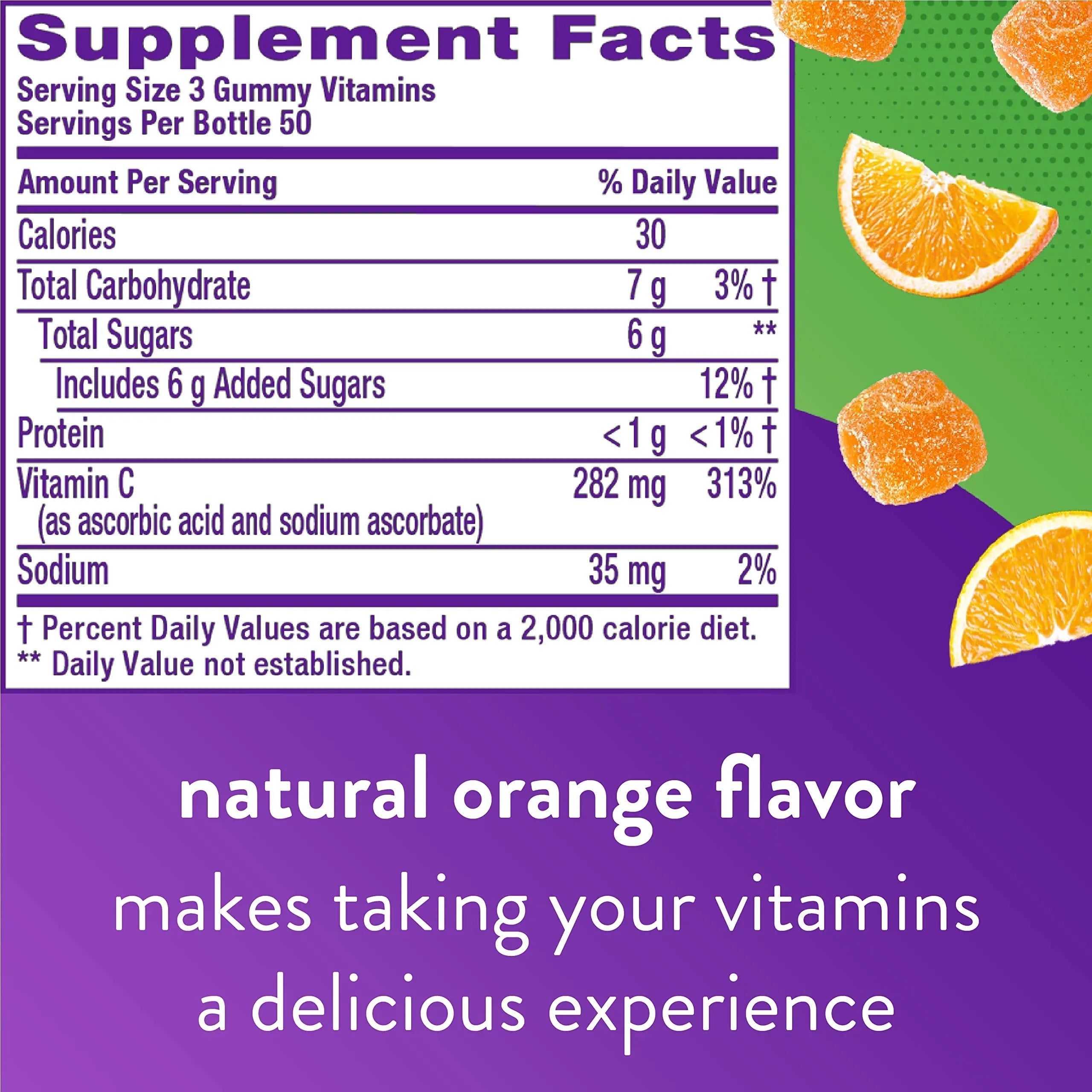 Vitafusion Gorgeous Hair, Skin & Nails Multivitamin Plus Power C Vitamin C Gummies for Immune Support Bundle, 135ct & 150 Count Vitafusion uk supplements