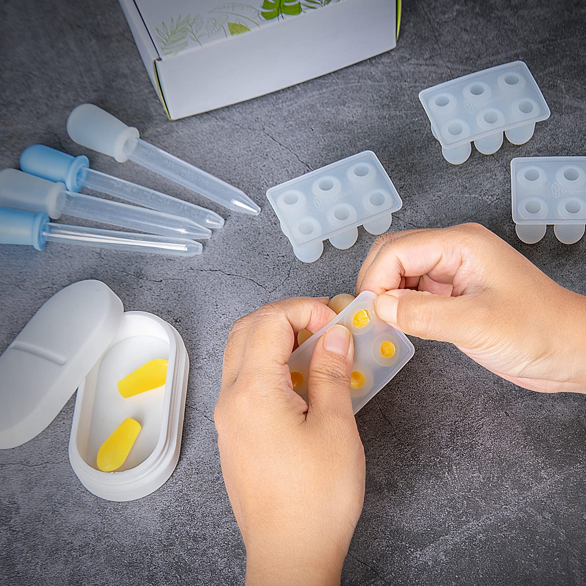 OrganiKit's Reusable Suppository Mold Kit - Eco-Friendly, 2ML, Silicone, Suppository Molds OrganiKit uk supplements