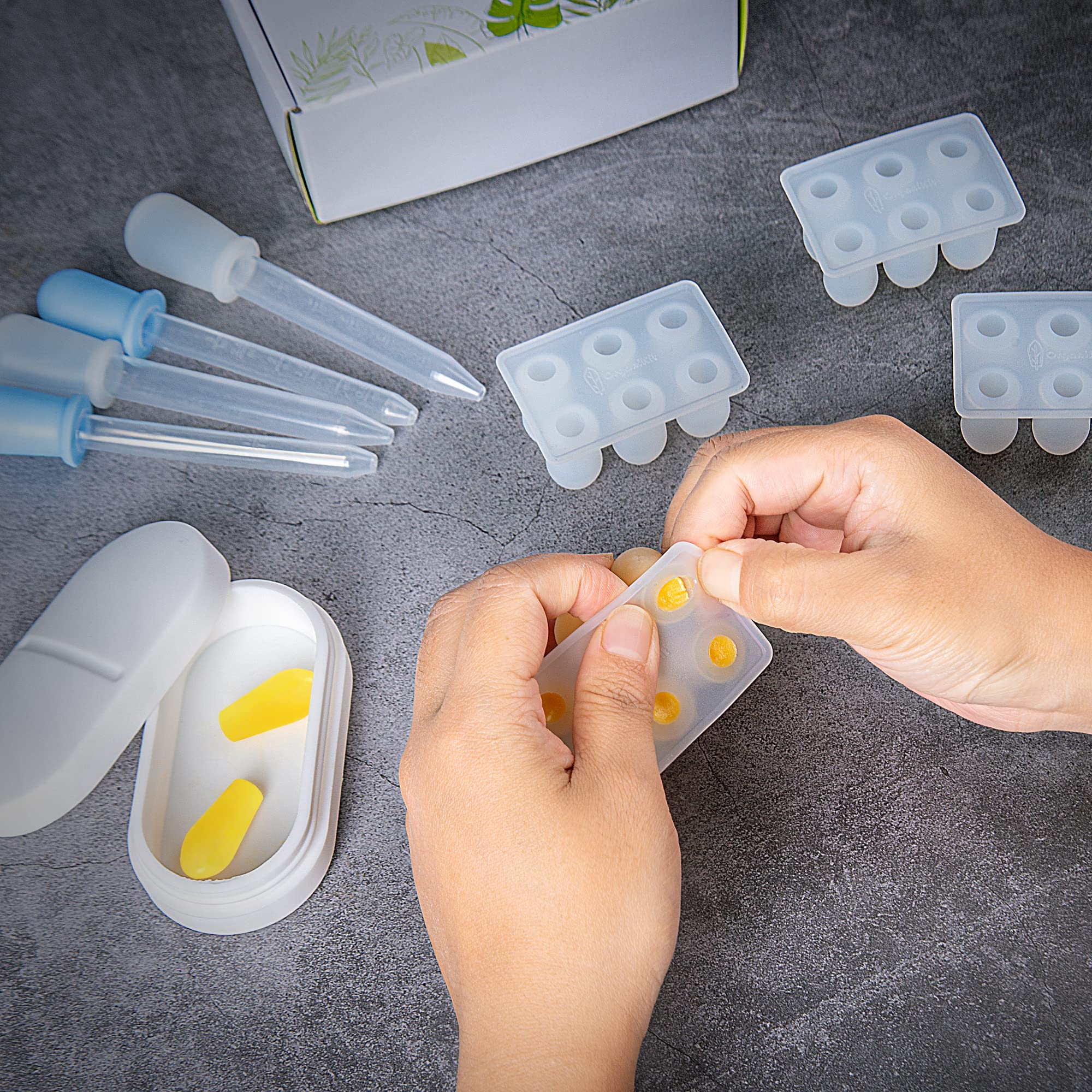 OrganiKit's Reusable Suppository Mold Kit - Eco-Friendly, 2ML, Silicone, Suppository Molds OrganiKit uk supplements