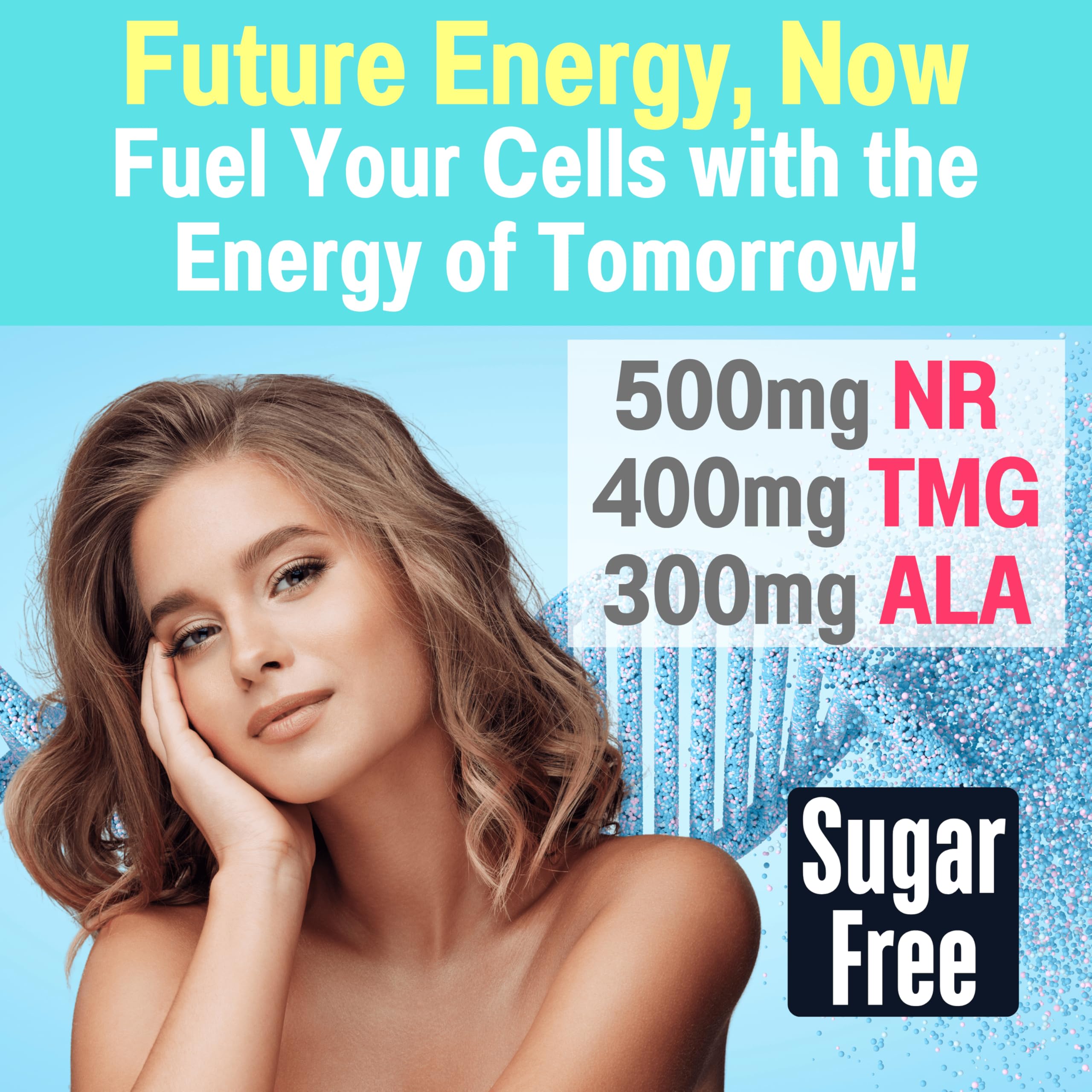 1500mg NAD+ Sugar Free Gummies | NAD + Plus NR TMG ALA Trans-Resveratrol Fisetin Supplements | Nicotinamide Riboside Trimethylglycine Alpha Lipoic Acid Betaine Pills Capsules Tincture Supplement Alt SHIZAM uk supplements