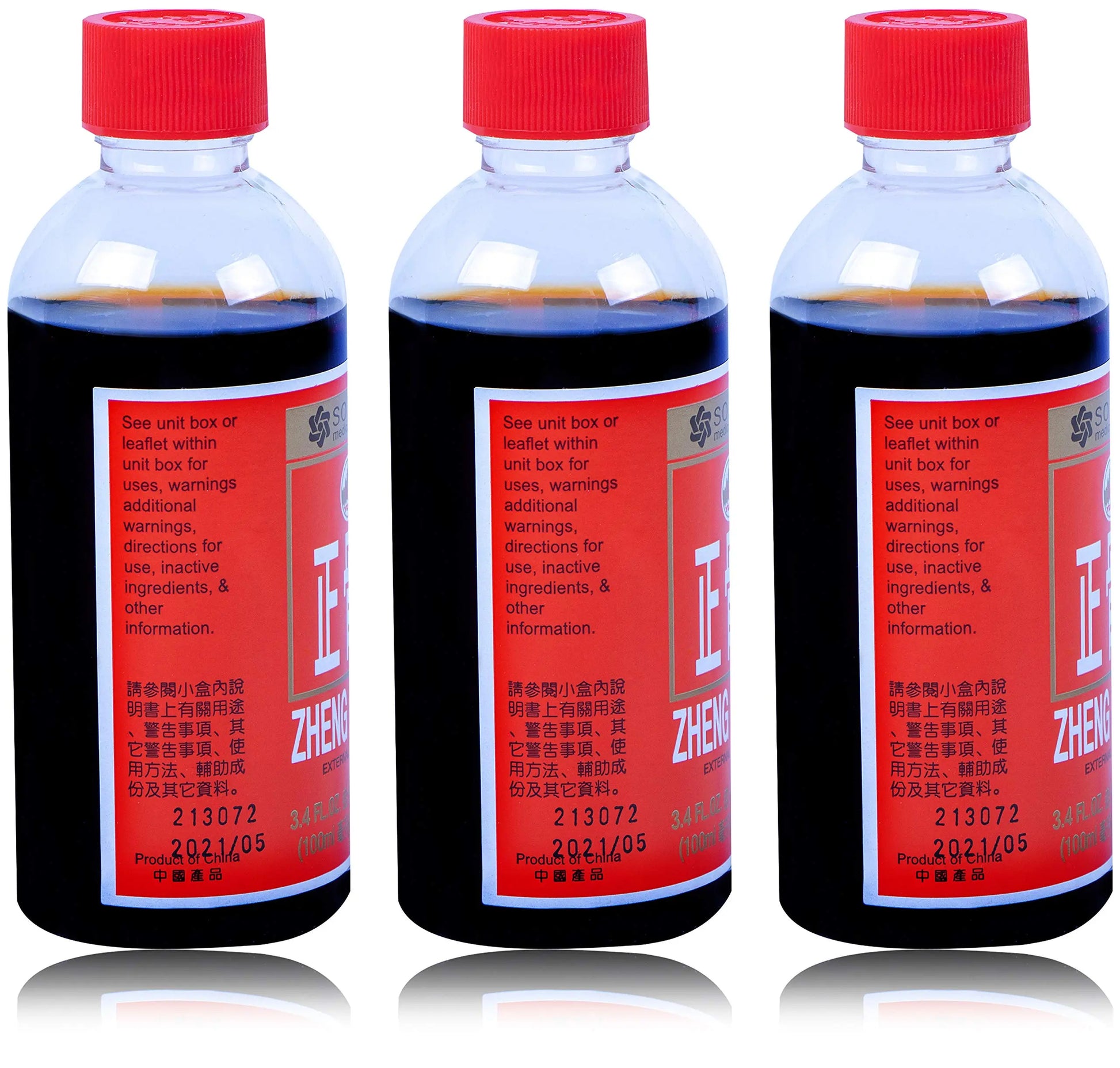 Solstice Medicine Company - Zheng Gu Shui Pain Relief - 3 Pack - 3.4 OZ SOLSTICE uk supplements