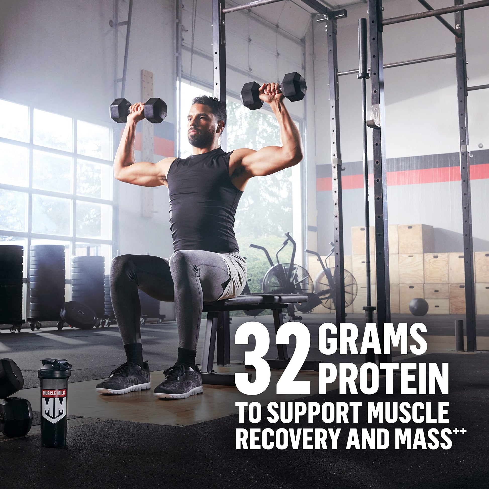 Muscle Milk Gainer Protein Powder, Vanilla Creme, 32g Protein, 5 Pound Muscle Milk uk supplements