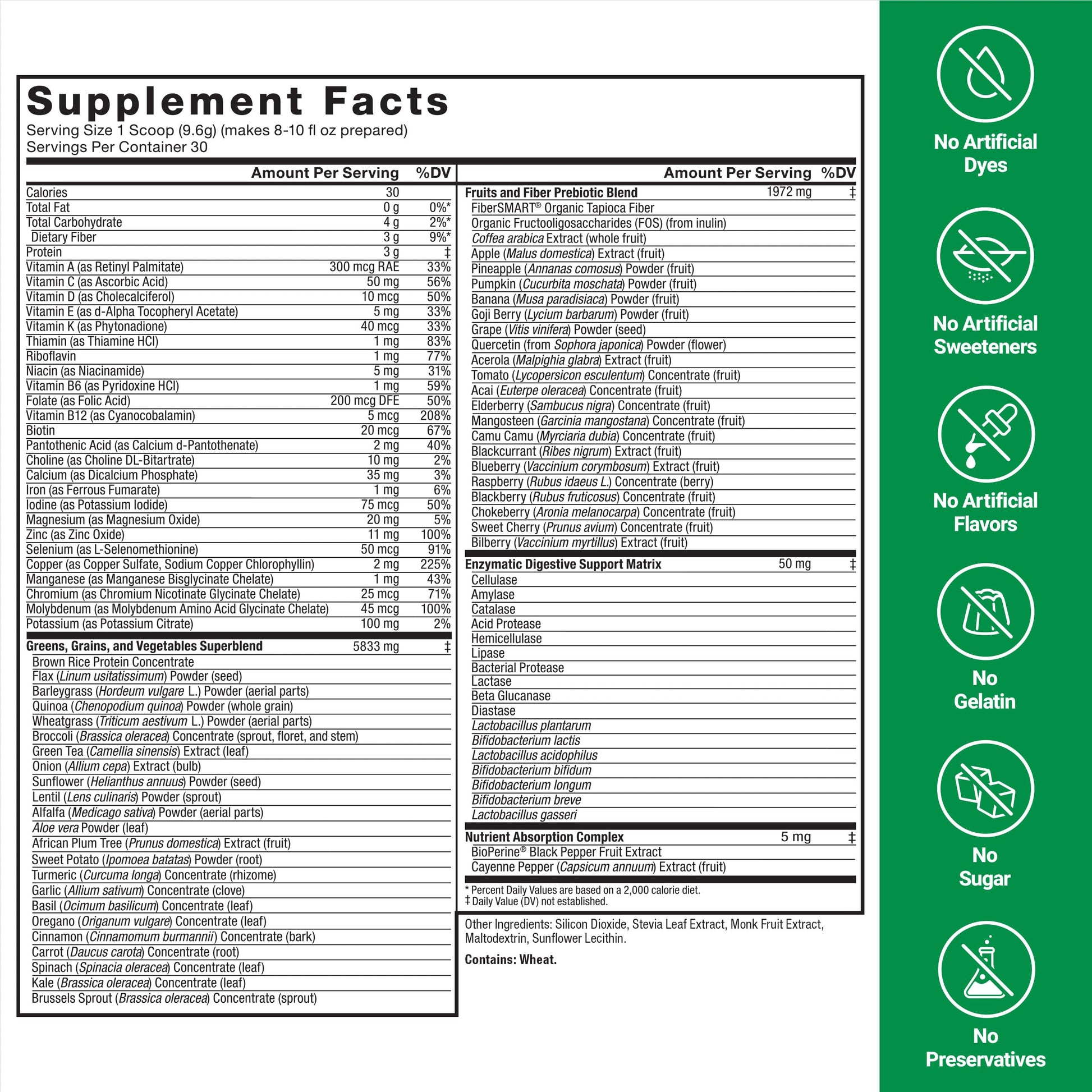 Force Factor Smarter Greens Daily Wellness Powder 2-Pack to Support Energy, Immunity & Digestion, Superfood Greens Powder with Vitamins, Minerals & Probiotics, Unflavored, 60 Servings Force Factor uk supplements