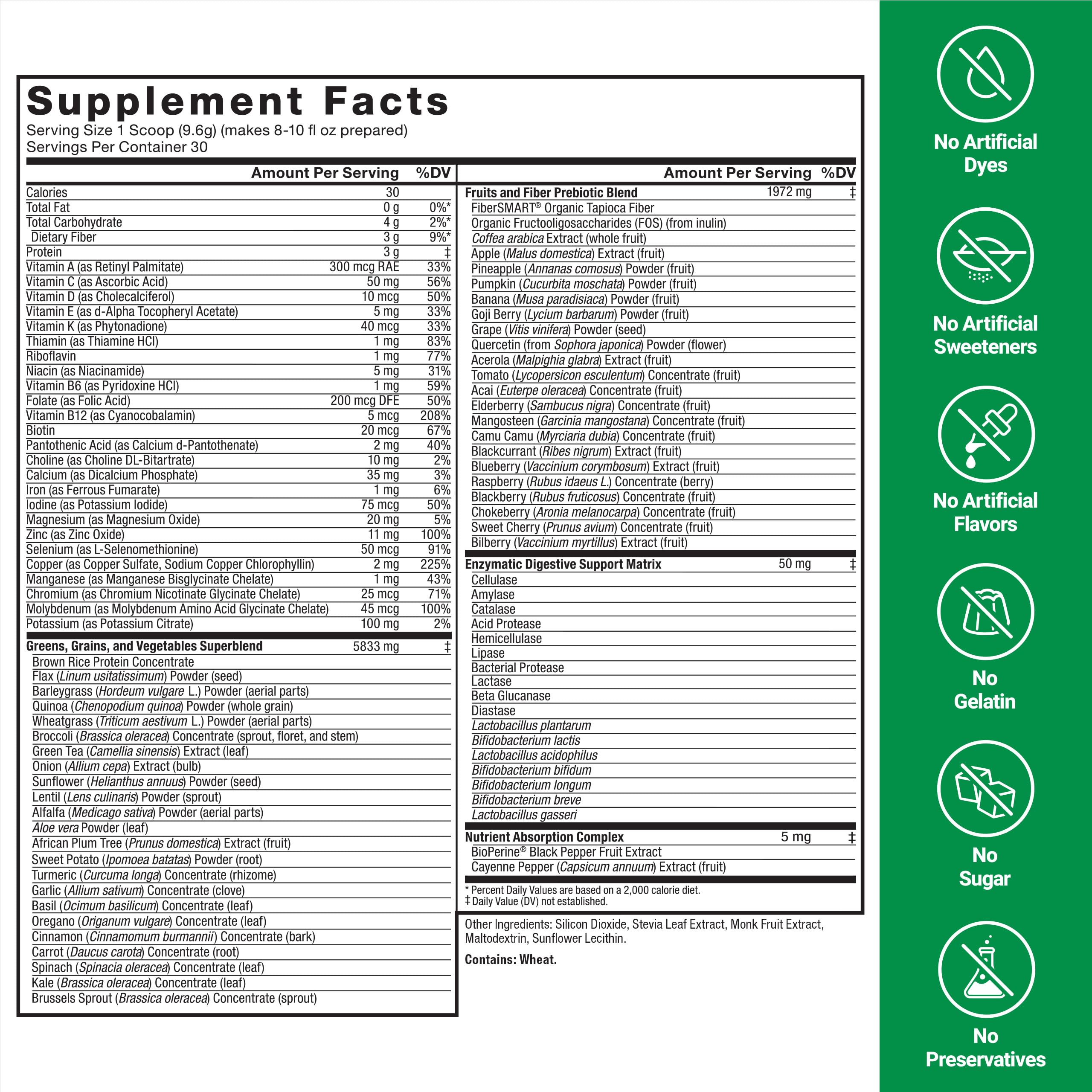 Force Factor Smarter Greens Daily Wellness Powder 2-Pack to Support Energy, Immunity & Digestion, Superfood Greens Powder with Vitamins, Minerals & Probiotics, Unflavored, 60 Servings Force Factor uk supplements