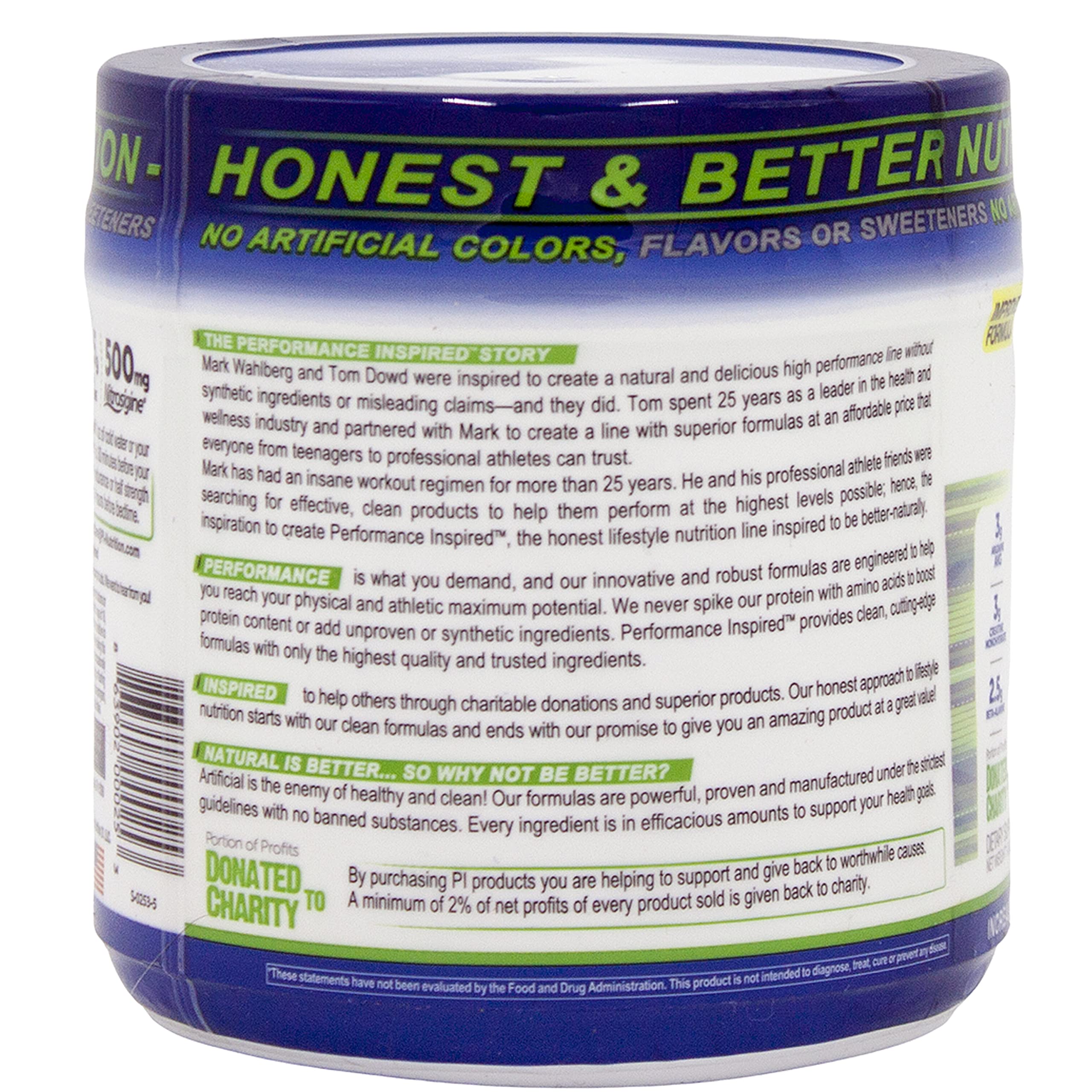 Performance Inspired Nutrition PreWorkout Powder - All Natural - G-Free & Vegan Formula PERFORMANCE INSPIRED uk supplements