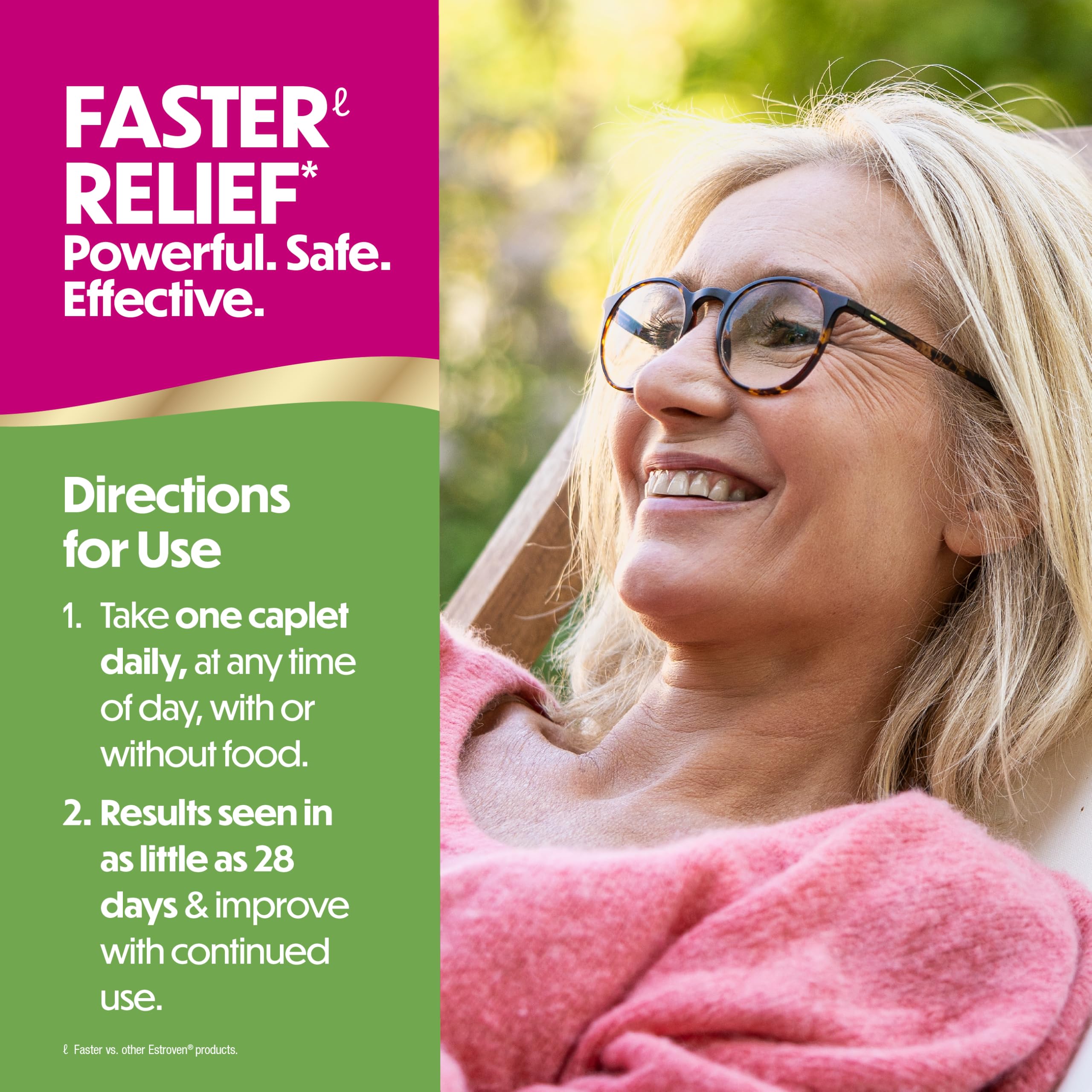 Estroven Complete Multi-Symptom Menopause Supplement for Women, 28 Ct., Clinically Proven Ingredient Provide Menopause Relief & Night Sweats & Hot Flash Relief* Drug-Free & Non-GMO Estroven uk supplements