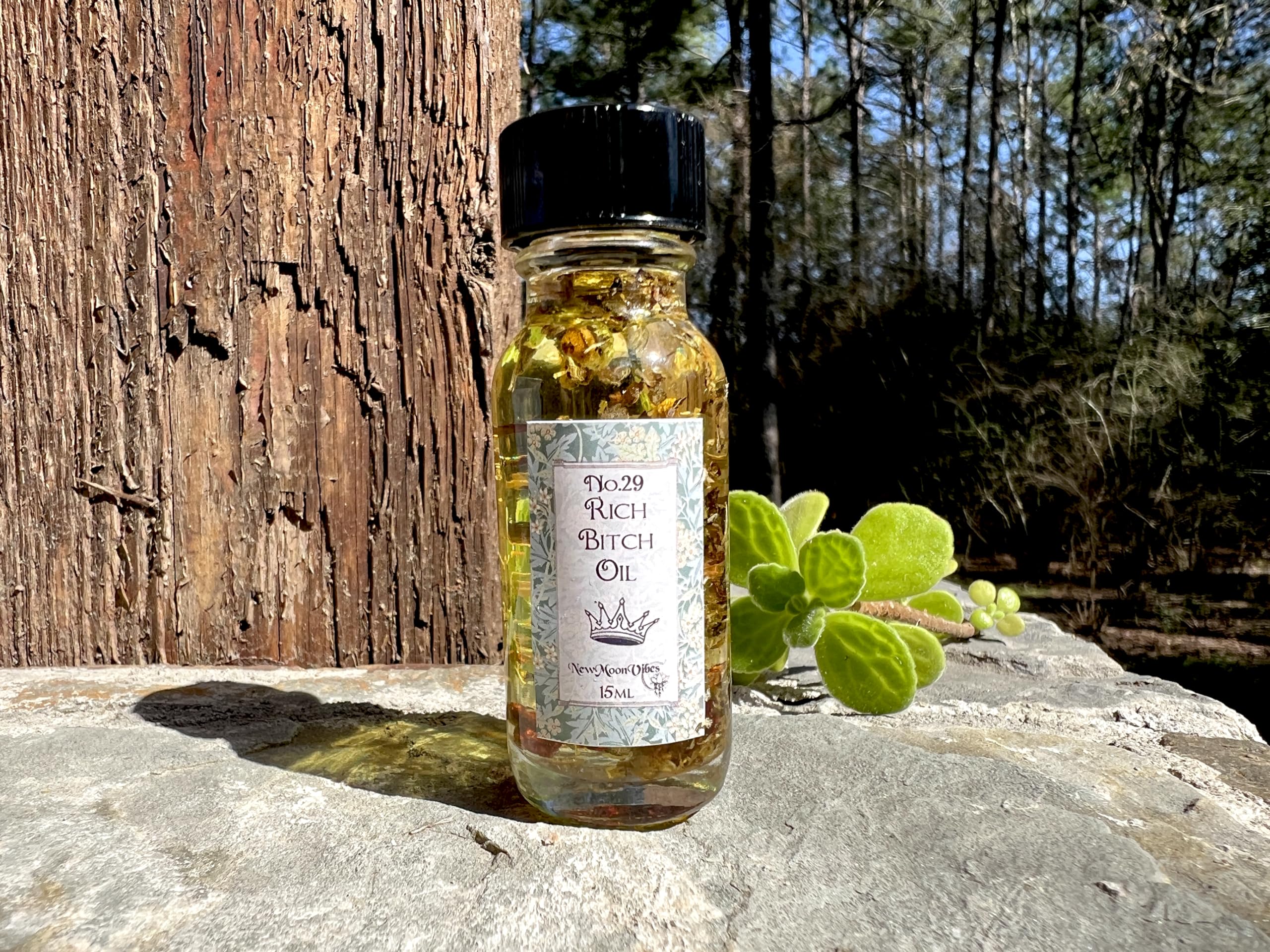 Rich Bitch Oil by New Moon Vibes - Attract Luxury Lavish Lifestyle Abundance Success Wealth THE TUTU FAIRY uk supplements