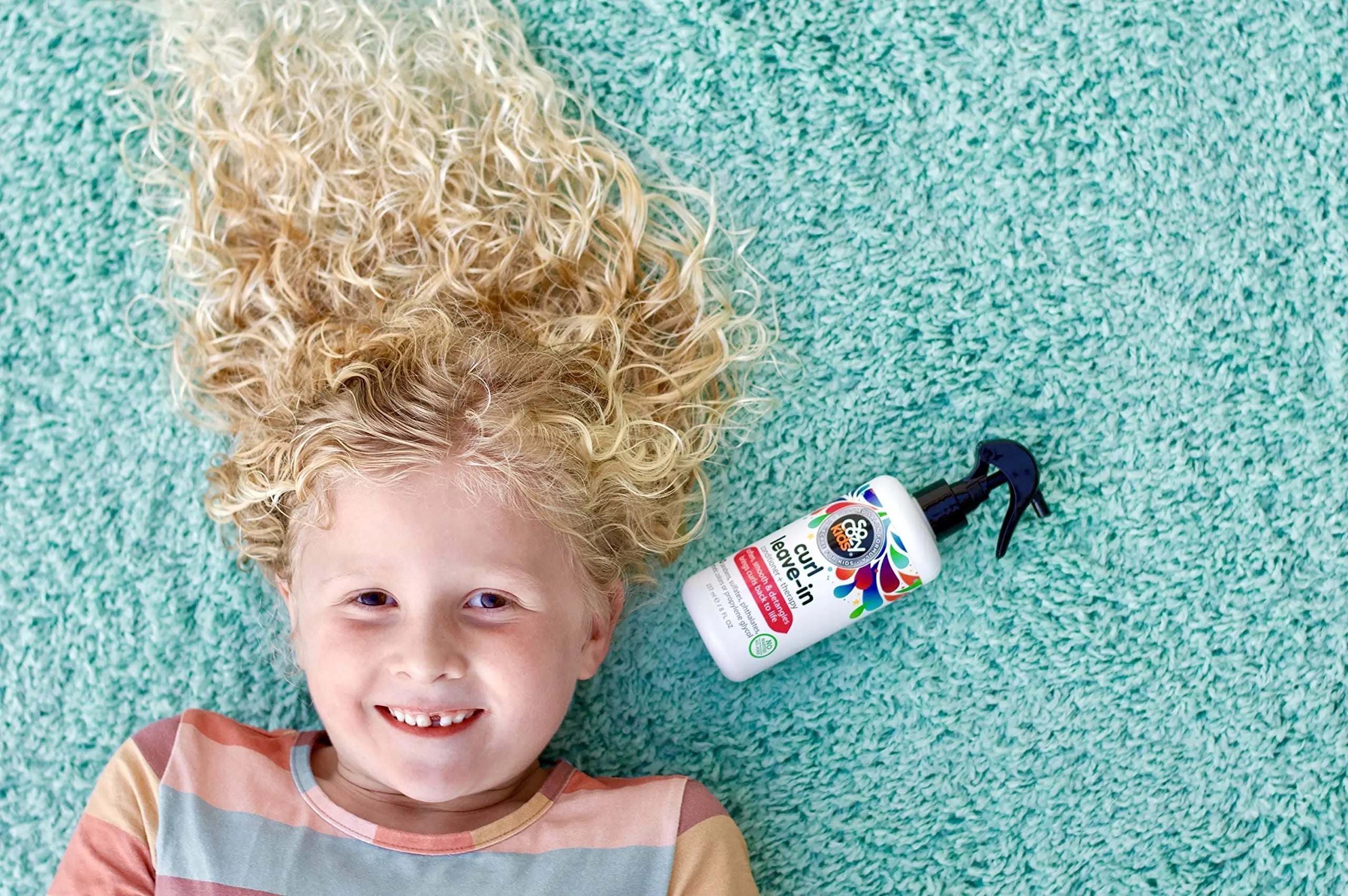 SmartyPants Organic Toddler Multivitamin Gummies & So Cozy Leave in Conditioner for Kids' Curly Hair, 60 Count SmartyPants uk supplements