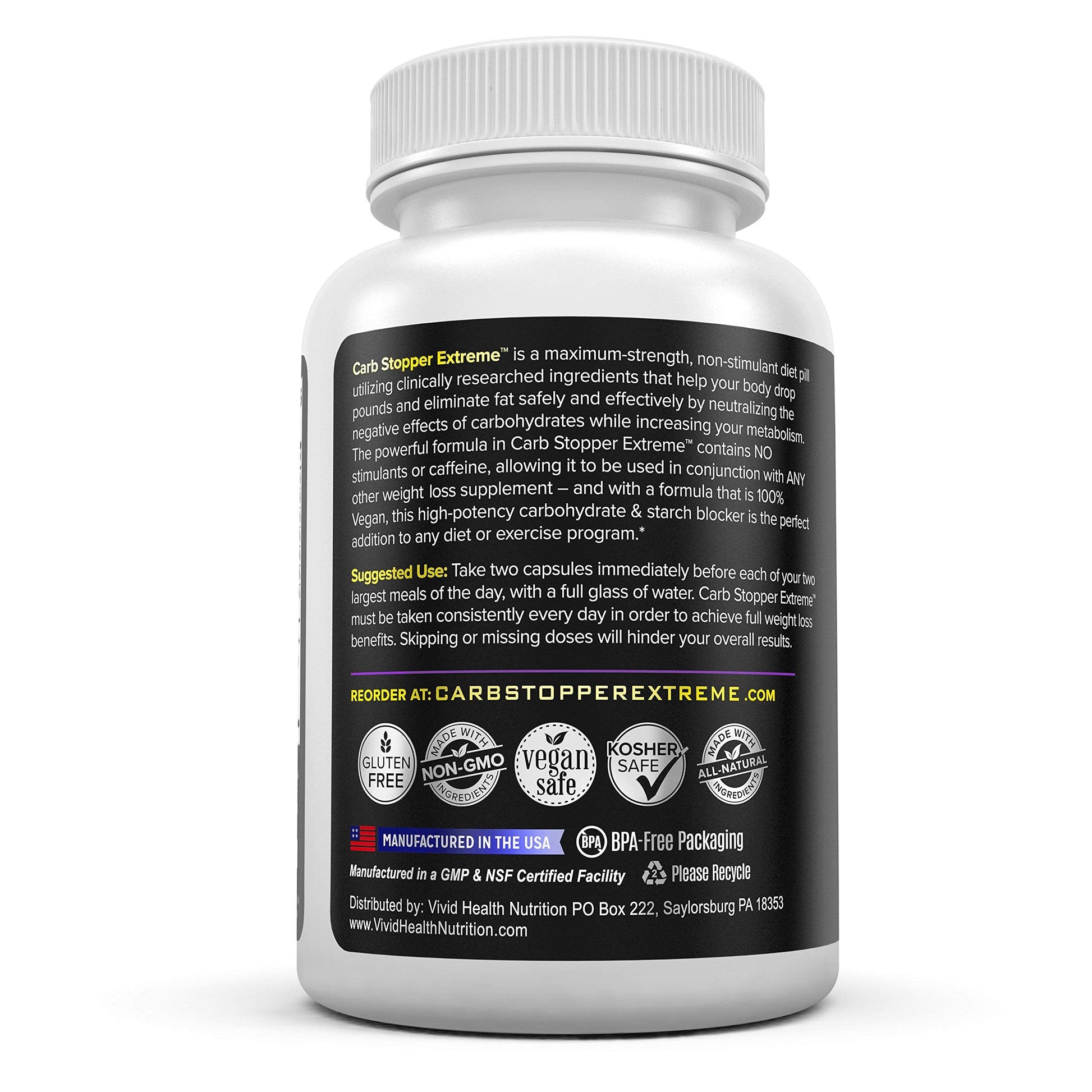 Carb Stopper Extreme (5 Bottles Maximum Strength, Natural Carbohydrate and Starch Carb Stopper Extreme uk supplements