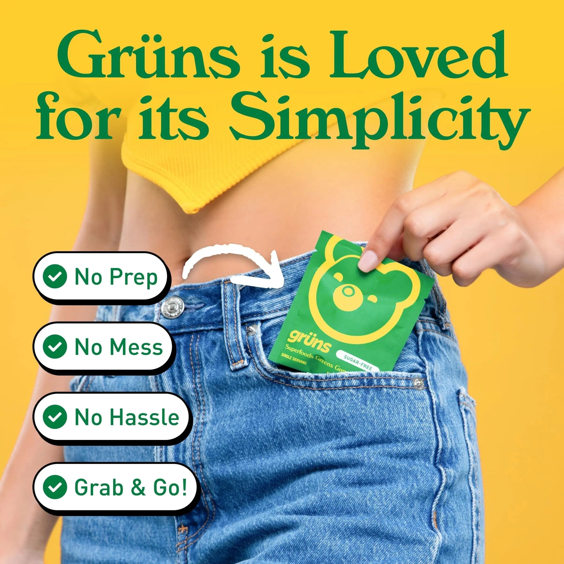 Gruns Adults Super Greens Multivitamin Gummies, Superfood Vitamin Gummy Bears with Spirulina, Chlorella, Prebiotic Fiber for Digestive Health Grüns uk supplements