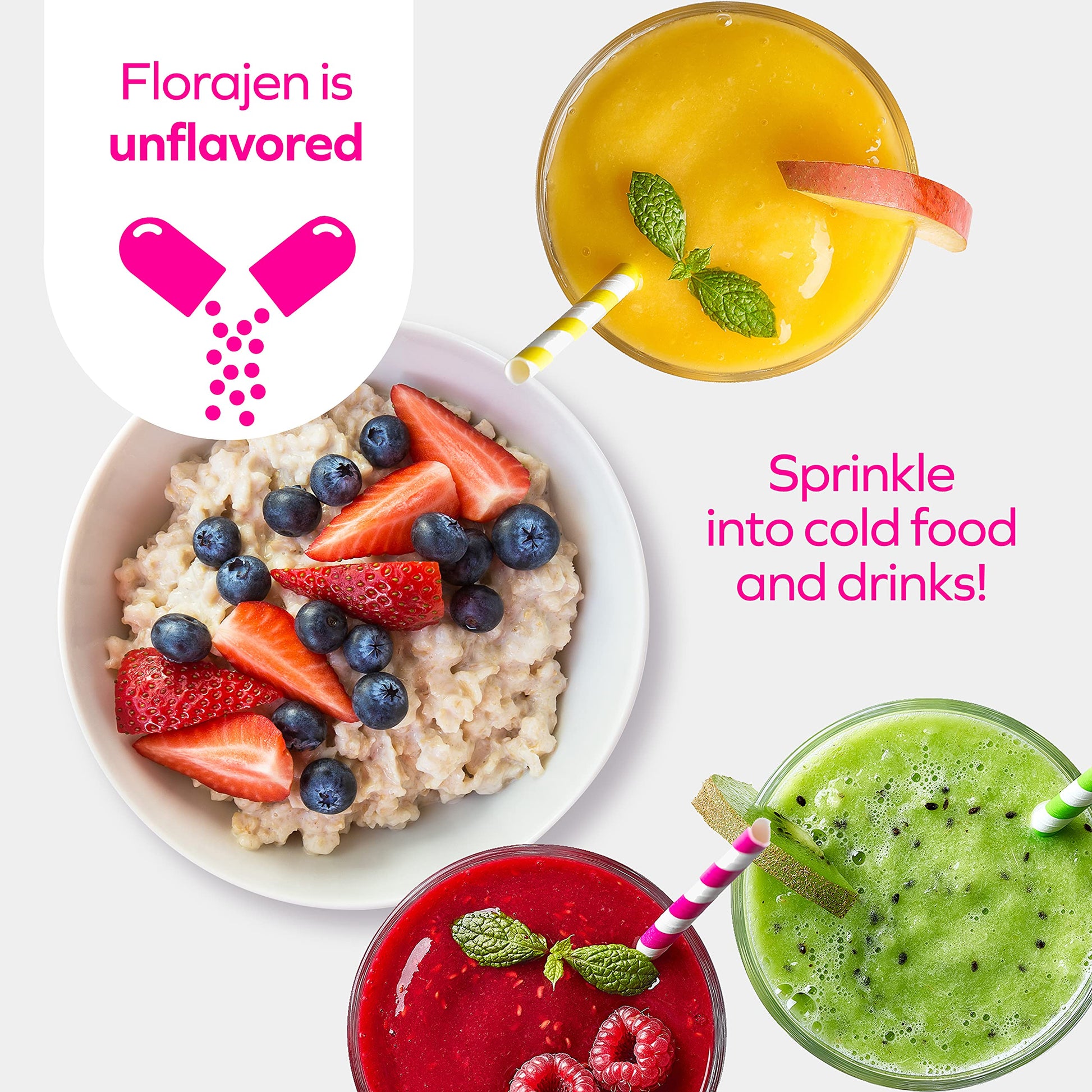 Florajen Women's Vaginal Probiotics, Provides Gut Health & Constipation Relief For Adults And Bloating Relief Florajen uk supplements