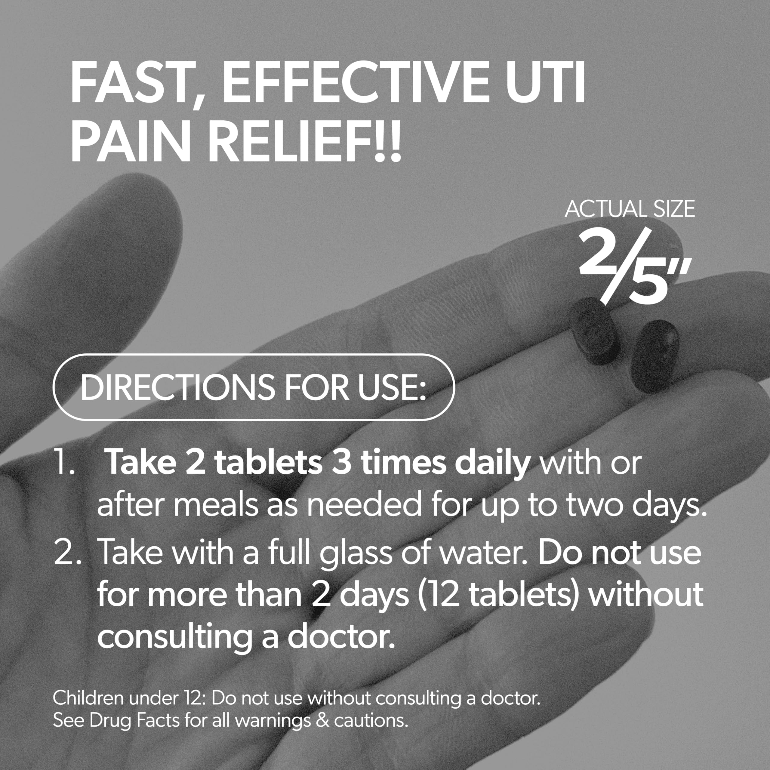 AZO Urinary Pain Relief Maximum Strength | Fast Relief of UTI Pain, Burning & Urgency | Targets Source of Pain | #1 Most Trusted Brand | 48 Tablets AZO uk supplements